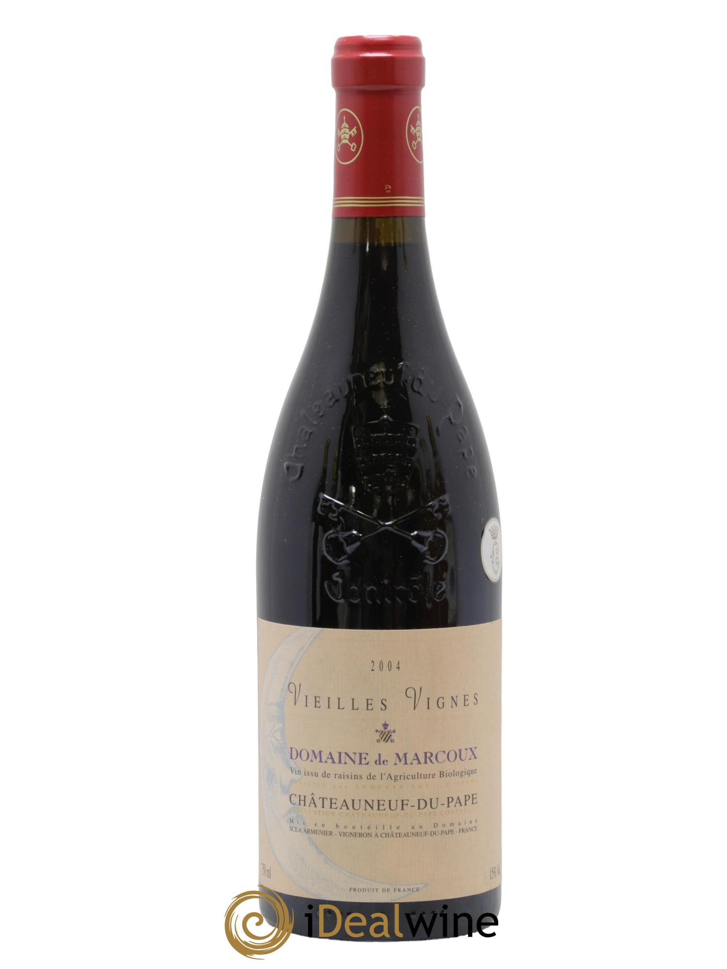 Châteauneuf-du-Pape Vieilles Vignes Marcoux (Domaine de) 2004 - Lot de 1 bouteille - 0