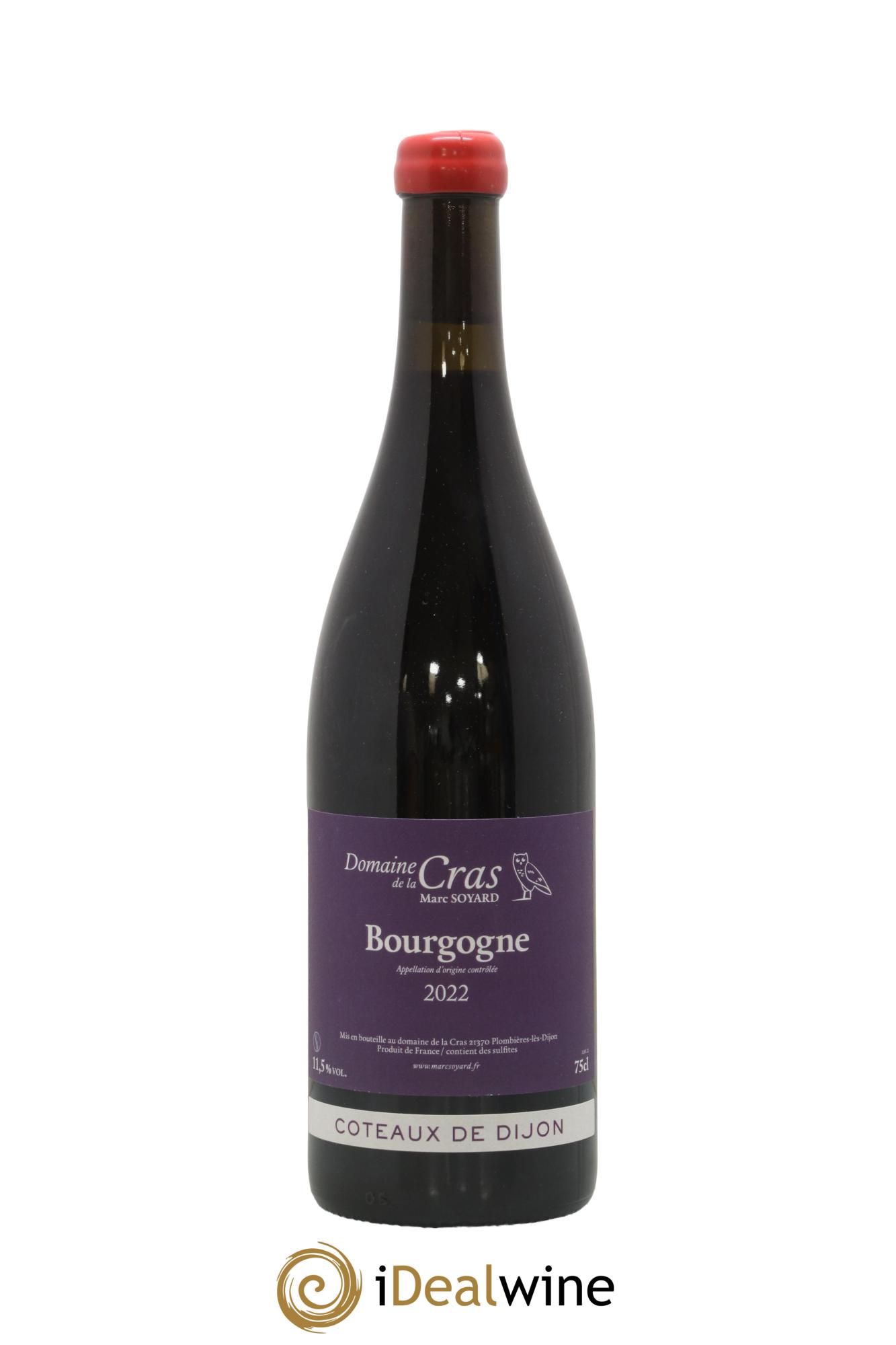 Coteaux de Dijon Domaine de la Cras - Marc Soyard 2022 - Lot de 1 bouteille - 0