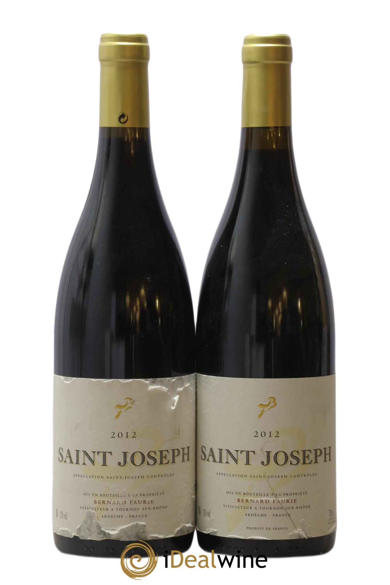 Saint-Joseph Bernard Faurie 2012 - Lot de 2 bouteilles - 0