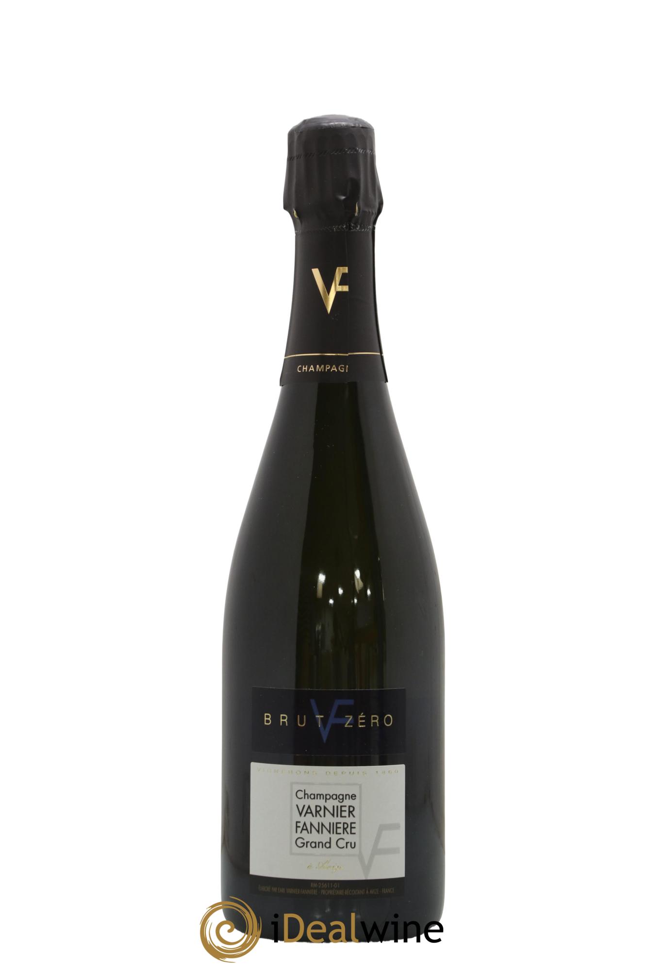 Champagne Grand Cru Brut Zéro Maison Varnier-Fannière - Lot de 1 bouteille - 0