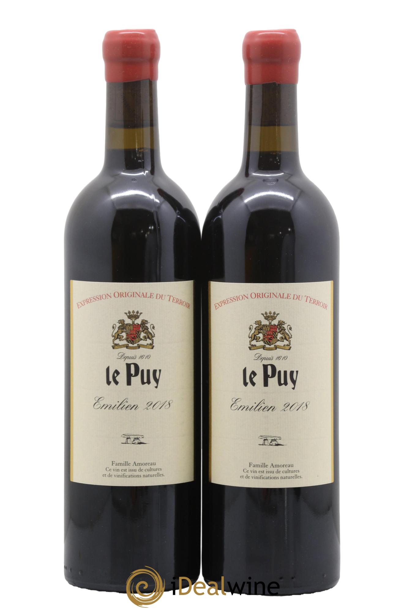 Le Puy - Cuvée Emilien 2018 - Lot of 2 bottles - 0