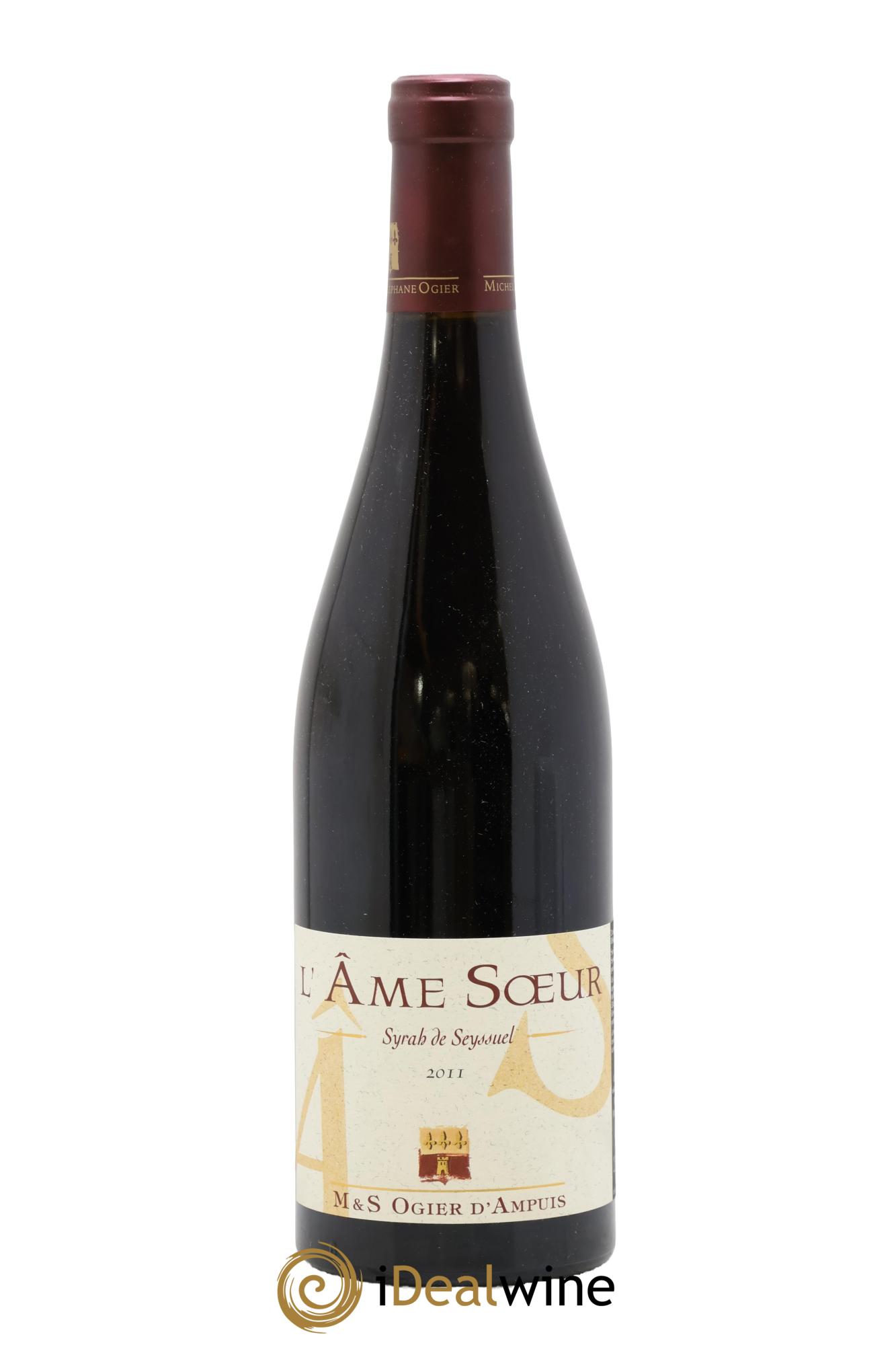 Collines Rhodaniennes L'Ame Soeur Syrah de Seyssuel Stéphane Ogier 2011 - Lote de 1 botella - 0