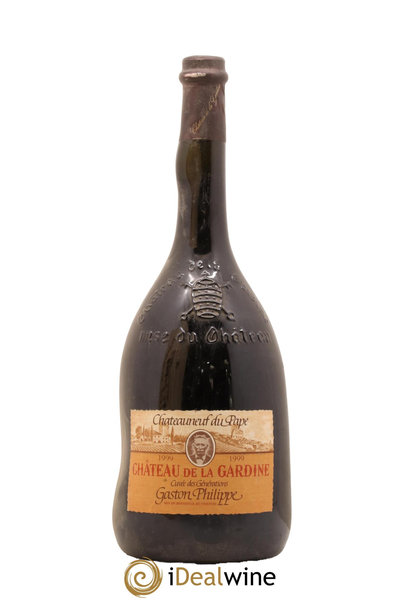 Châteauneuf-du-Pape Cuvee des Generations Gaston Philippe Chateau La Gardine 1999 - Lot de 1 magnum - 1