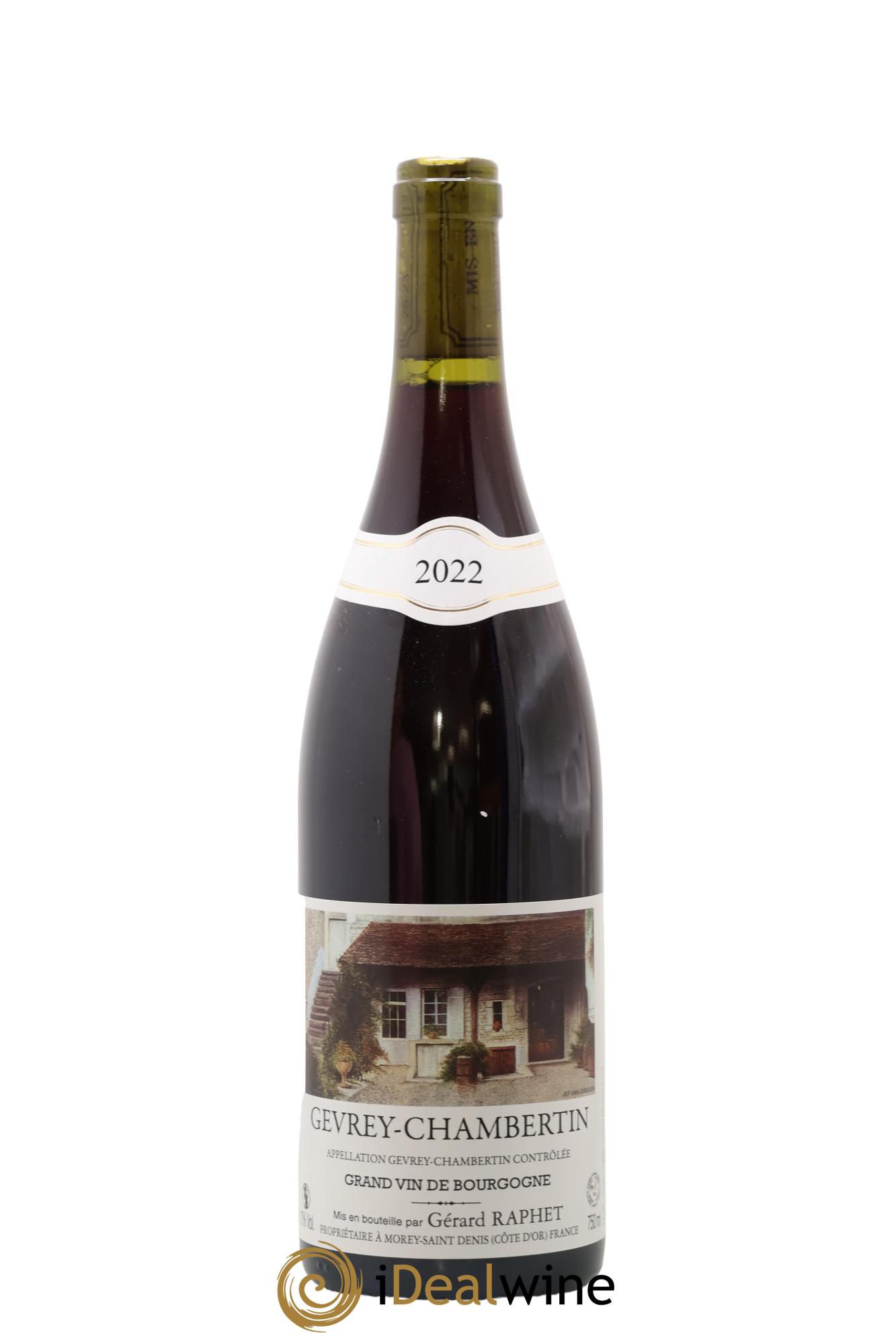 Gevrey-Chambertin Gérard Raphet (Domaine) 2022 - Lot de 1 bouteille - 0