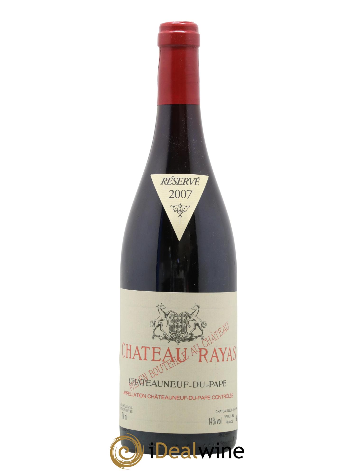 Châteauneuf-du-Pape Château Rayas Emmanuel Reynaud 2007 - Lot de 1 bouteille - 0