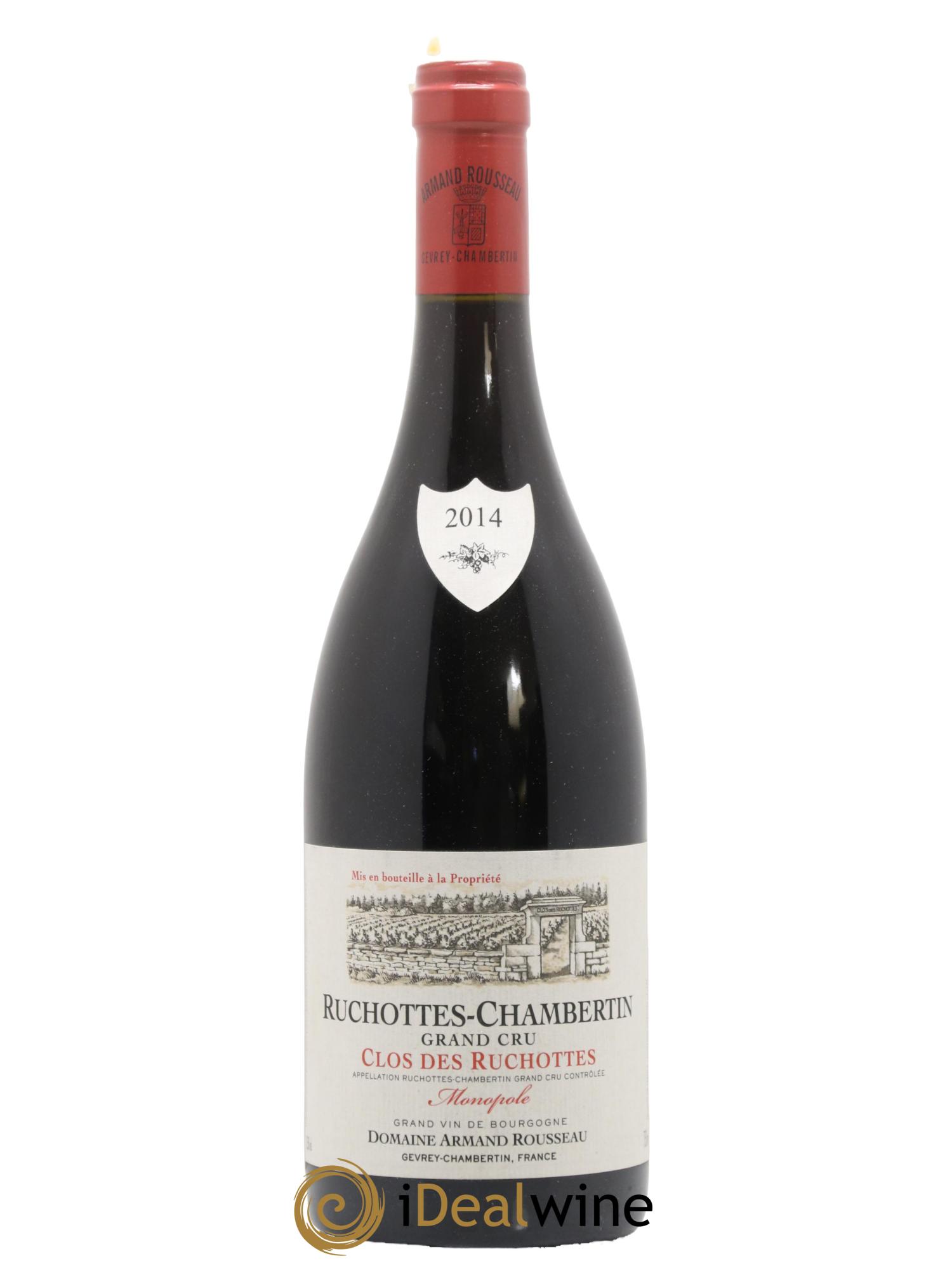 Ruchottes-Chambertin Grand Cru Clos des Ruchottes Armand Rousseau (Domaine) 2014 - Lotto di 1 bottiglia - 0