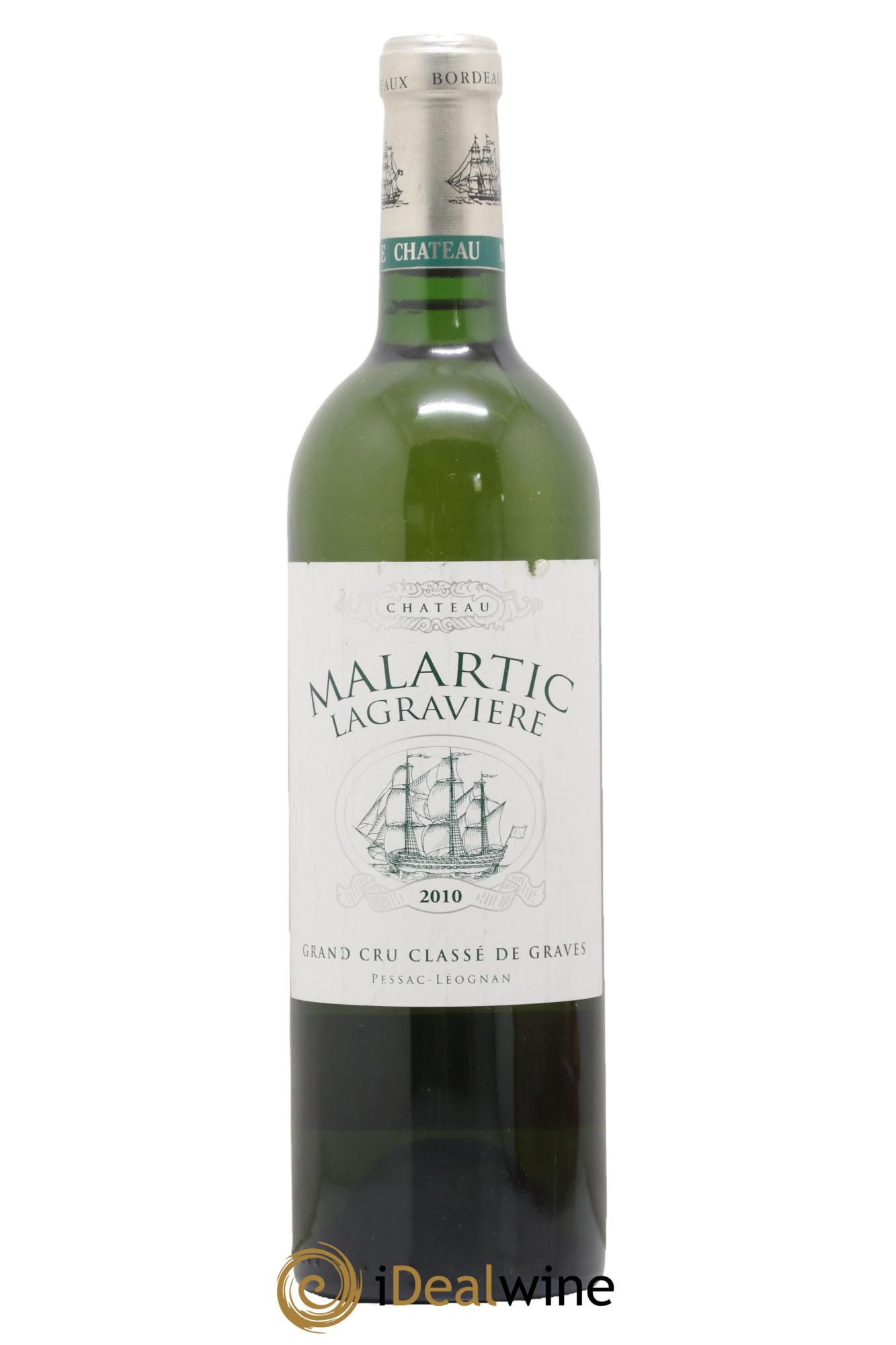 Château Malartic-Lagravière Cru Classé de Graves 2010 - Lot de 1 bouteille - 0