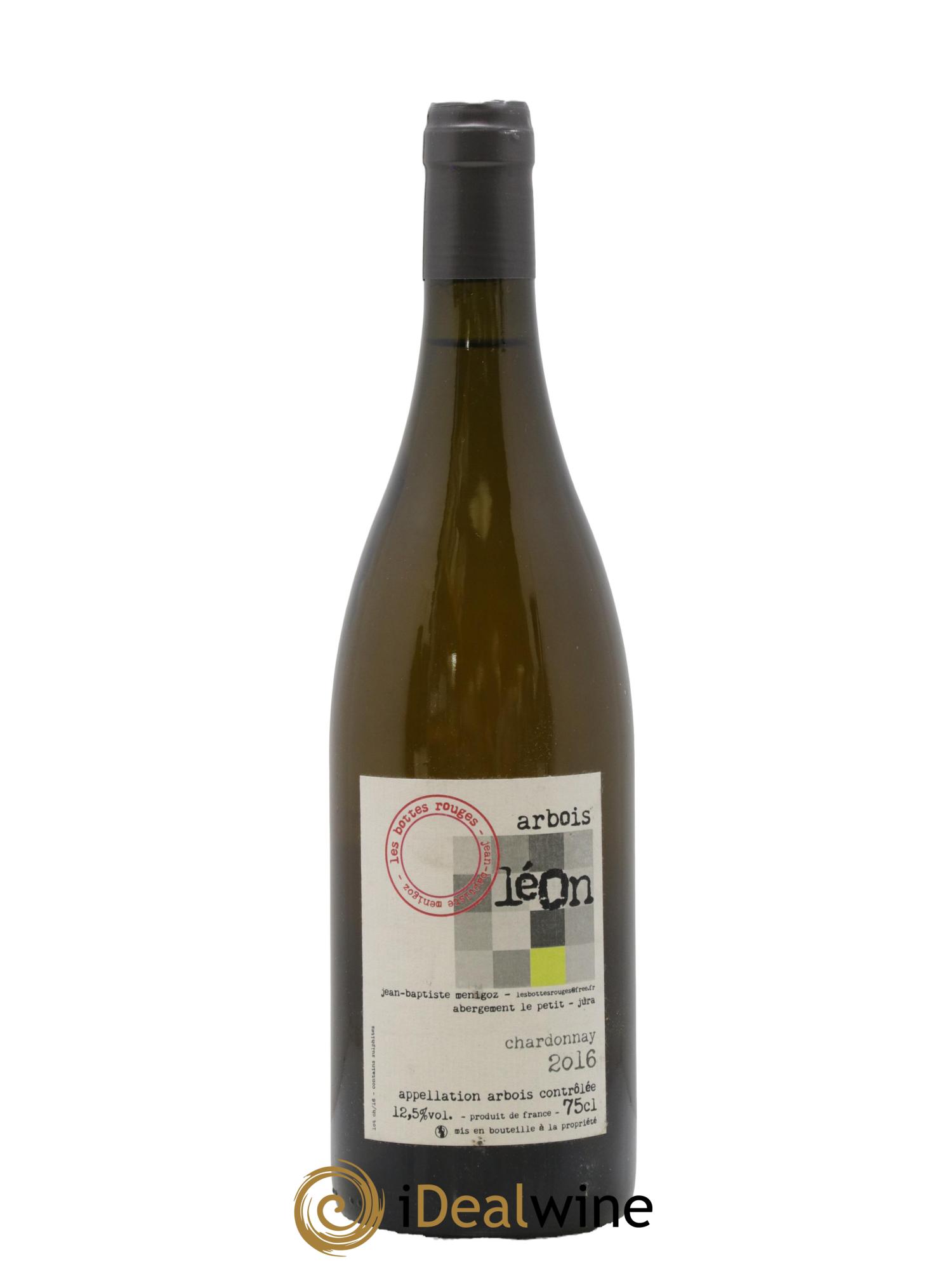 Arbois Chardonnay Léon Les Bottes Rouges 2016 - Lot de 1 bouteille - 0