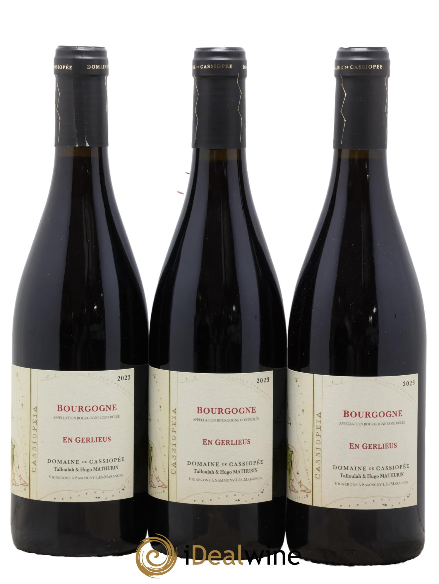 Bourgogne En Gerlieus Domaine de Cassiopée 2023 - Lot of 3 bottles - 1