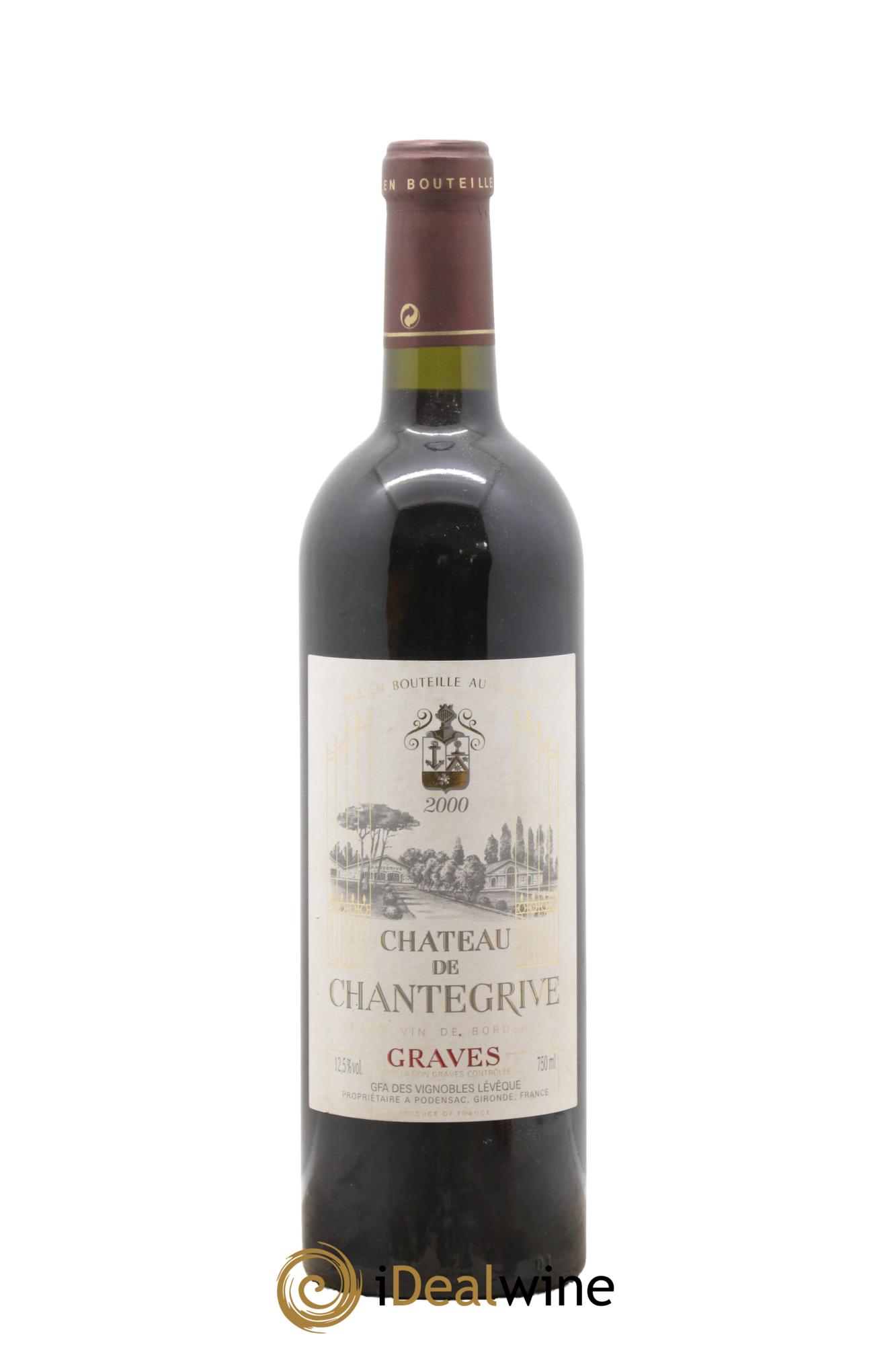 Château de Chantegrive 2000 - Lot of 1 bottle - 0