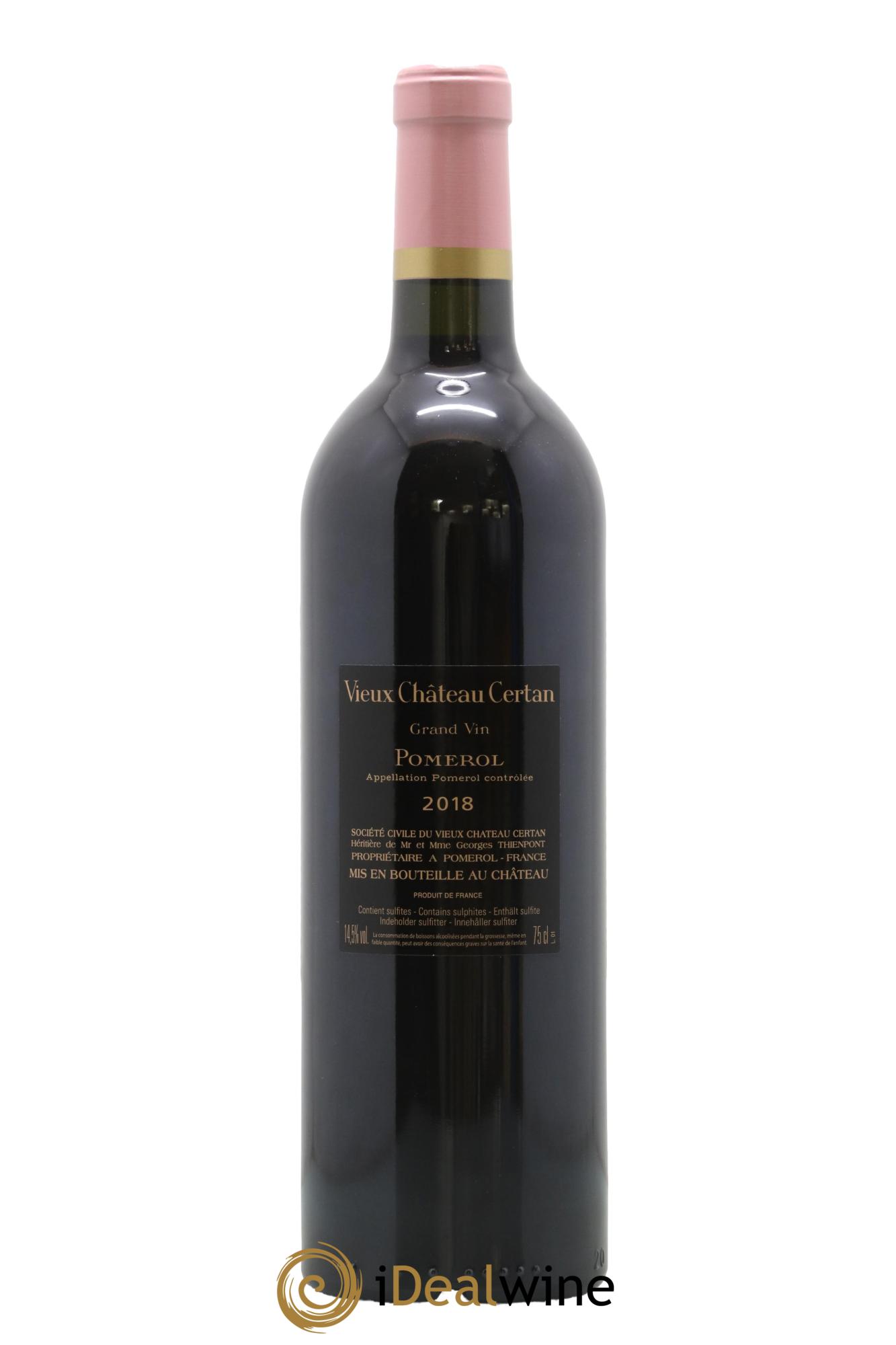 Vieux Château Certan 2018 - Lot of 1 bottle - 1