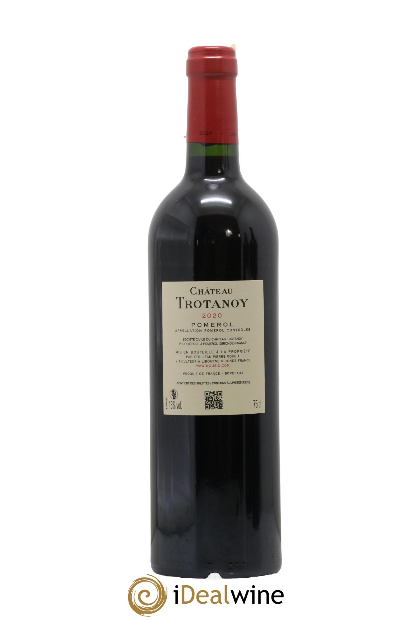 Château Trotanoy 2020 - Lot de 1 bouteille - 1