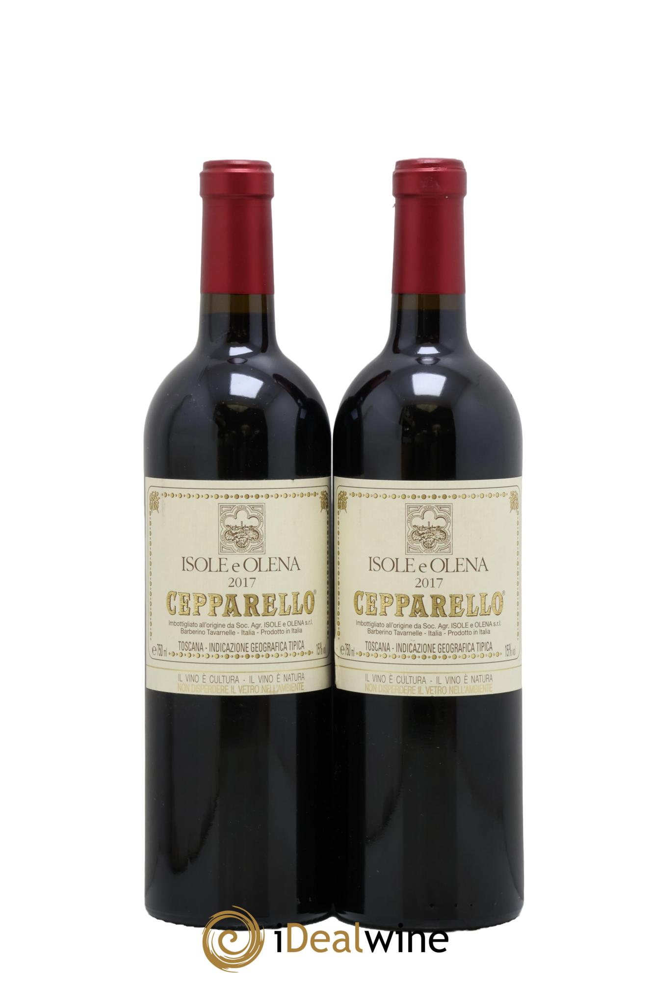 Toscana IGT Cepparello Isole e olena 2017 - Posten von 2 Flaschen - 0