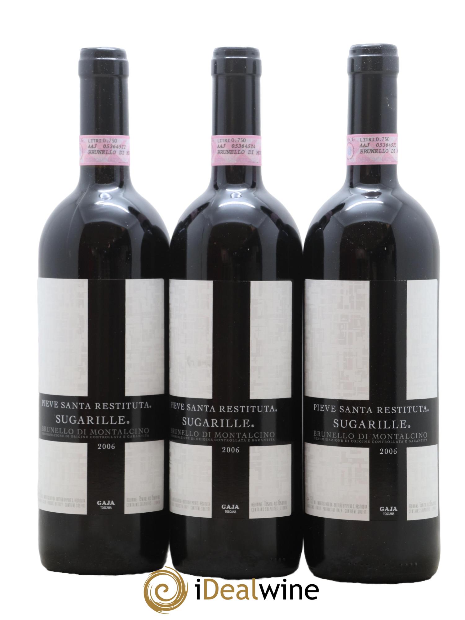 Brunello di Montalcino DOCG Pieve Santa Restituta - Sugarille Angelo Gaja 2006 - Lot de 6 bouteilles - 1