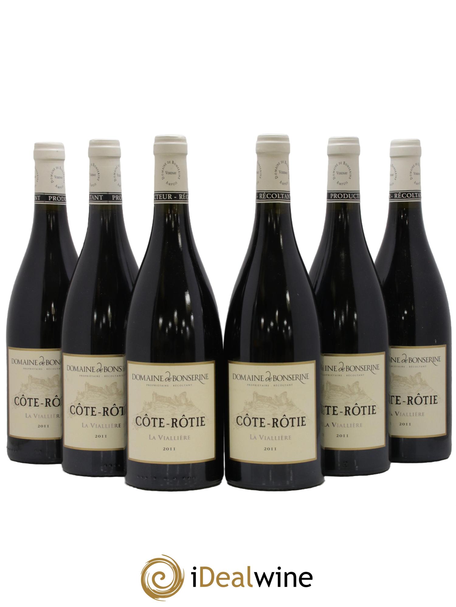 Côte-Rôtie La Viallière Bonserine (Domaine de) 2011 - Lot de 6 bouteilles - 0