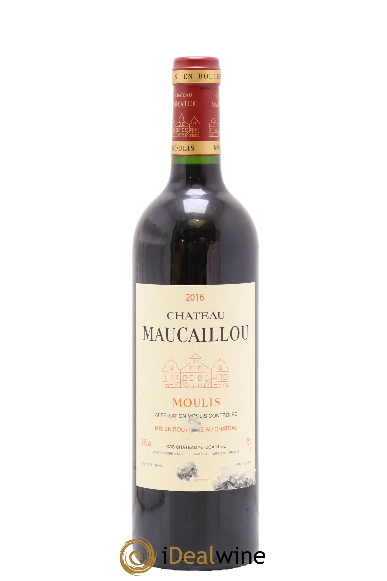 Château Maucaillou 2016 - Lot de 1 bouteille - 0