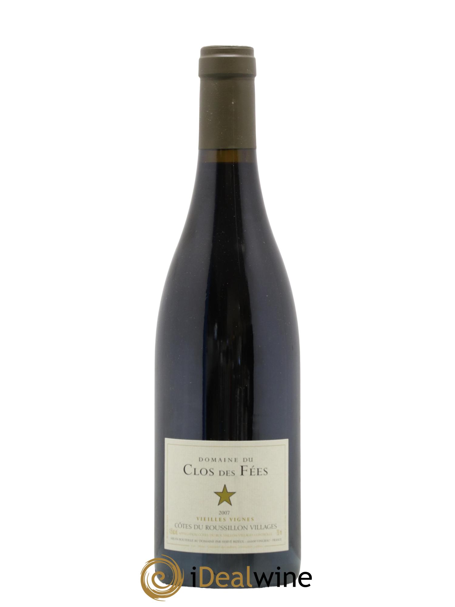 Côtes du Roussillon Villages Clos des Fées Vieilles vignes Hervé Bizeul 2007 - Lotto di 1 bottiglia - 0