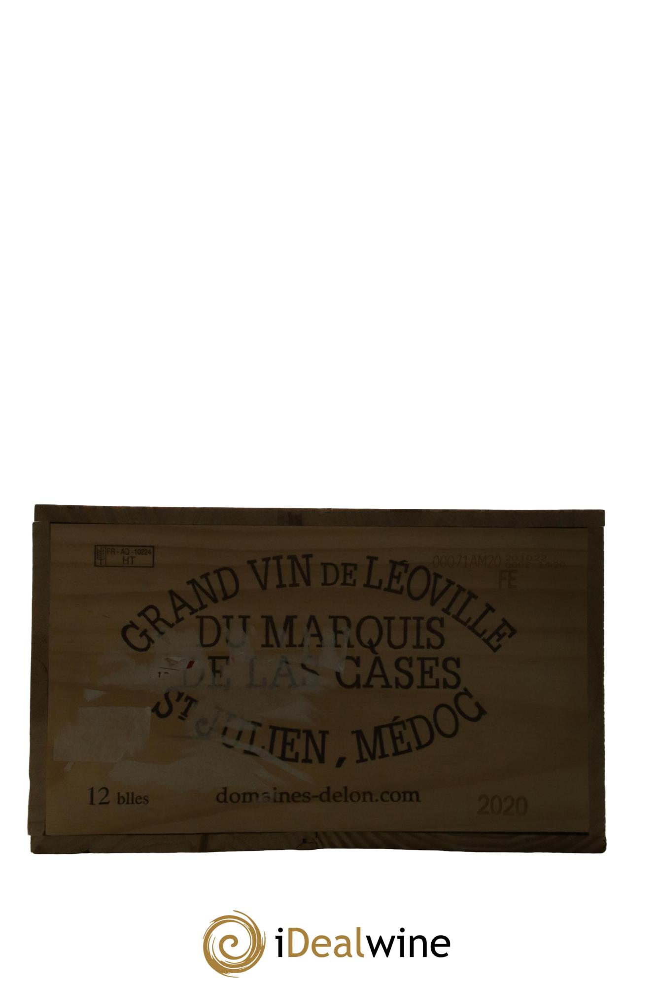 Château Léoville Las Cases 2ème Grand Cru Classé 2020 - Lot de 12 bouteilles - 9