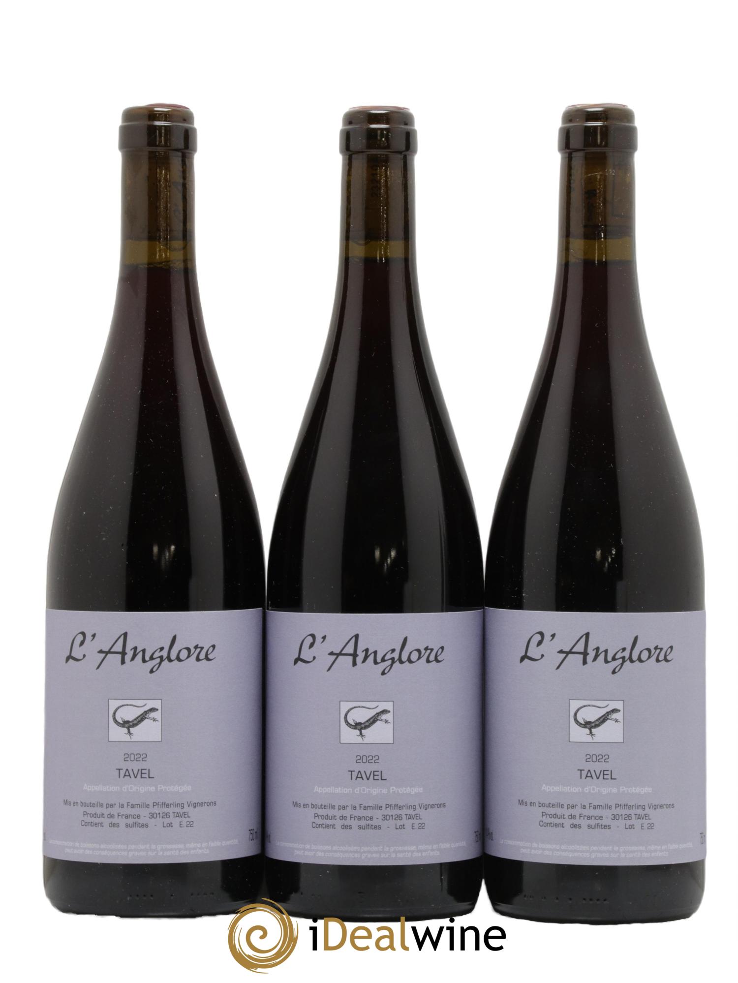 Tavel L'Anglore 2022 - Lot de 3 bouteilles - 0