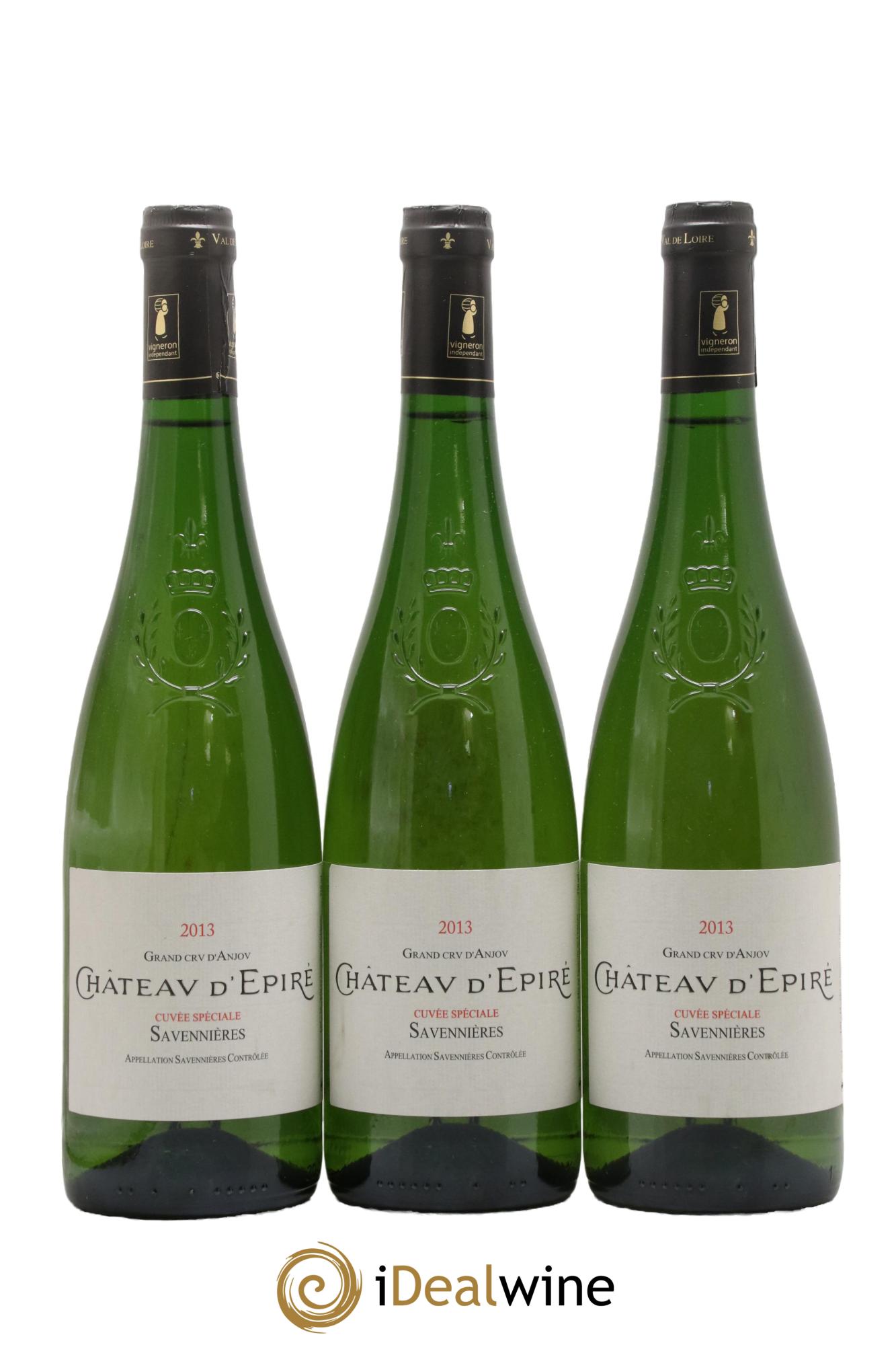 Savennières Cuvée Spéciale Château d'Epiré 2013 - Lot de 3 bouteilles - 0