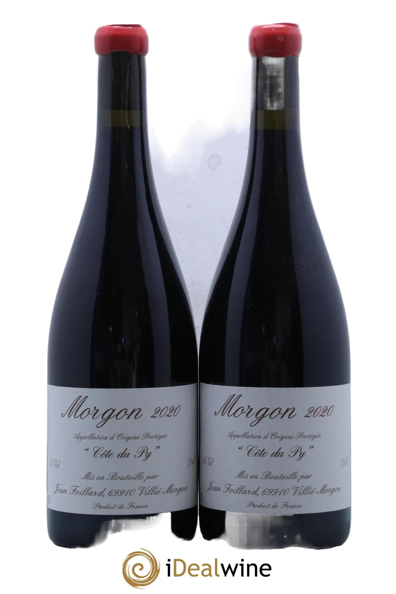 Morgon Côte du Py Jean Foillard 2020 - Posten von 2 Flaschen - 0