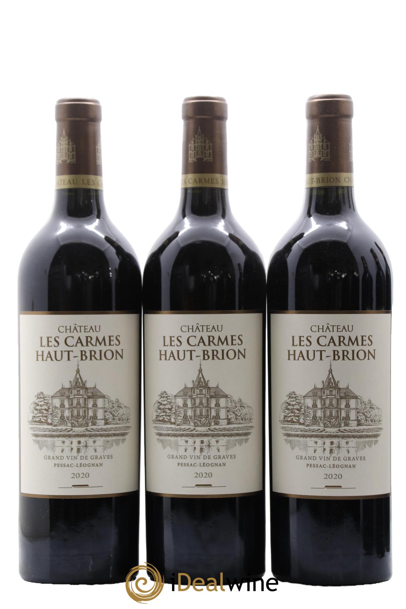 Château Les Carmes Haut-Brion 2020 - Lot de 6 bouteilles - 1