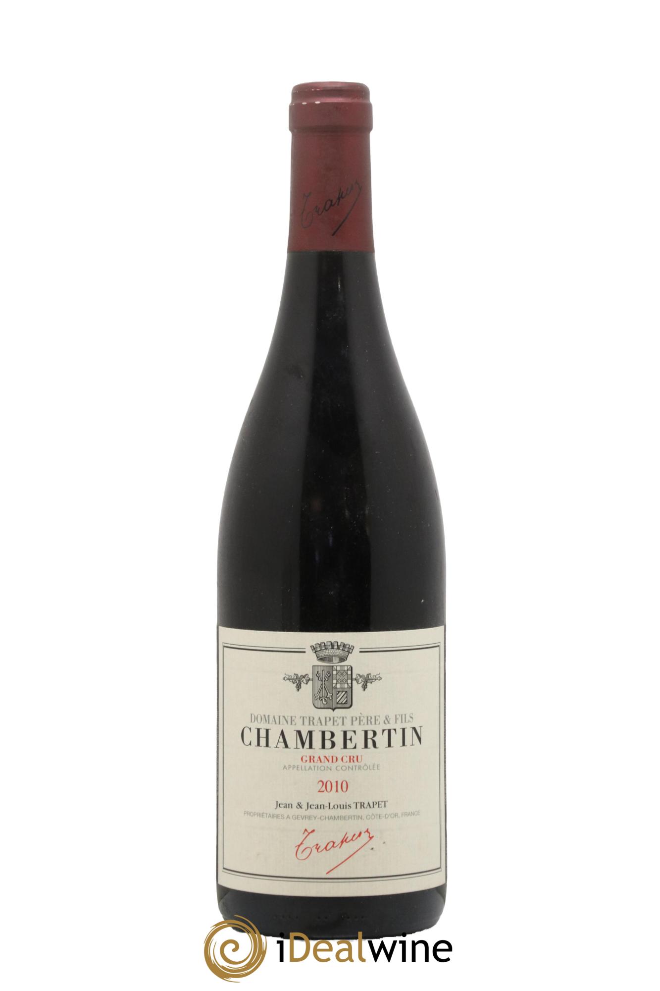 Chambertin Grand Cru Domaine Trapet 2010 - Lot of 1 bottle - 0