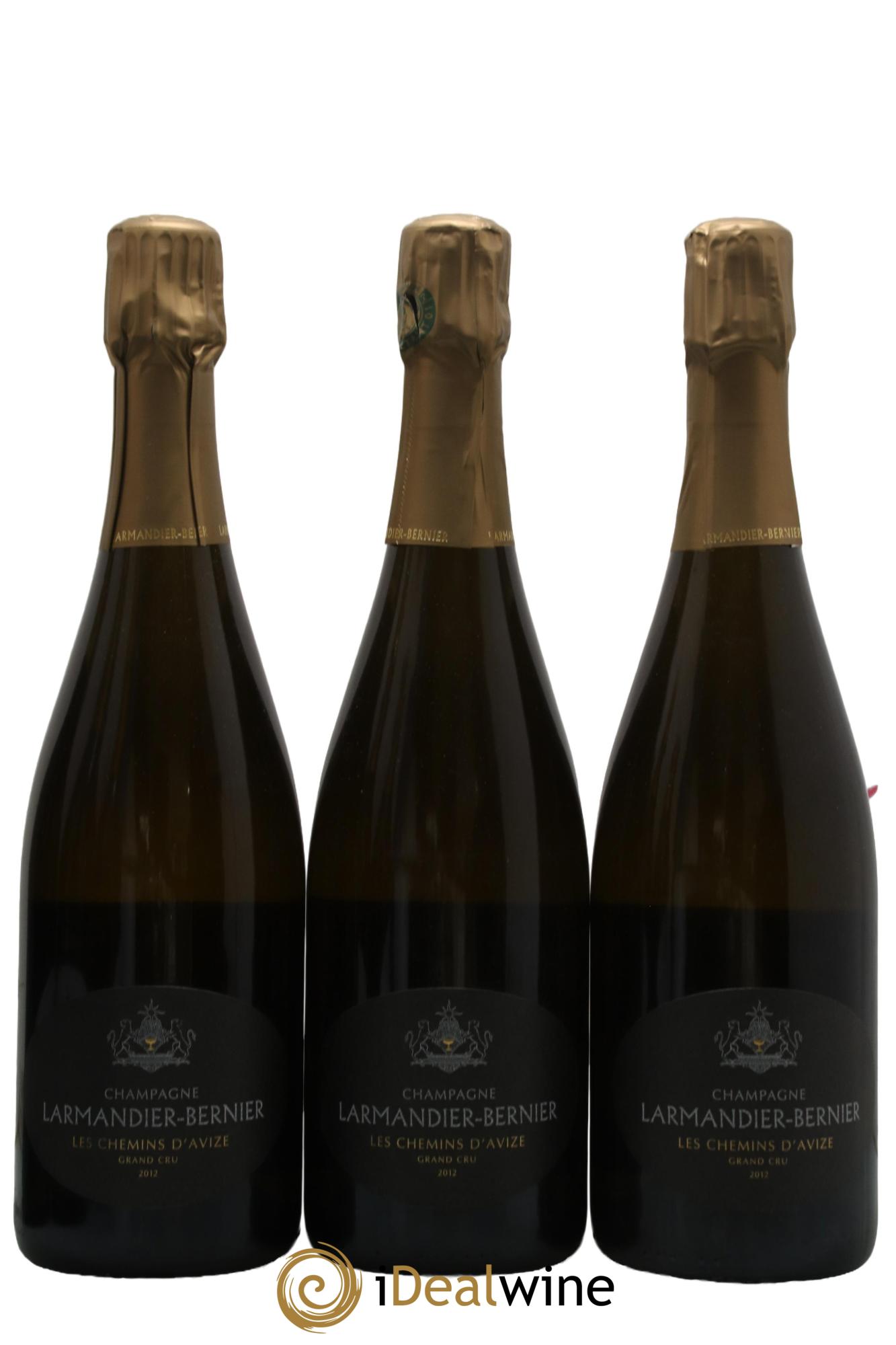Les Chemins d'Avize Grand Cru Extra-Brut Larmandier-Bernier 2012 - Lot de 3 bouteilles - 0