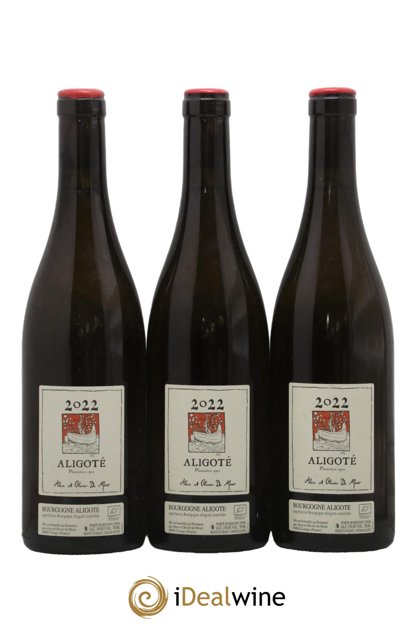 Bourgogne Aligoté Plantation 1902 Alice et Olivier De Moor 2022 - Lot de 3 bouteilles - 0