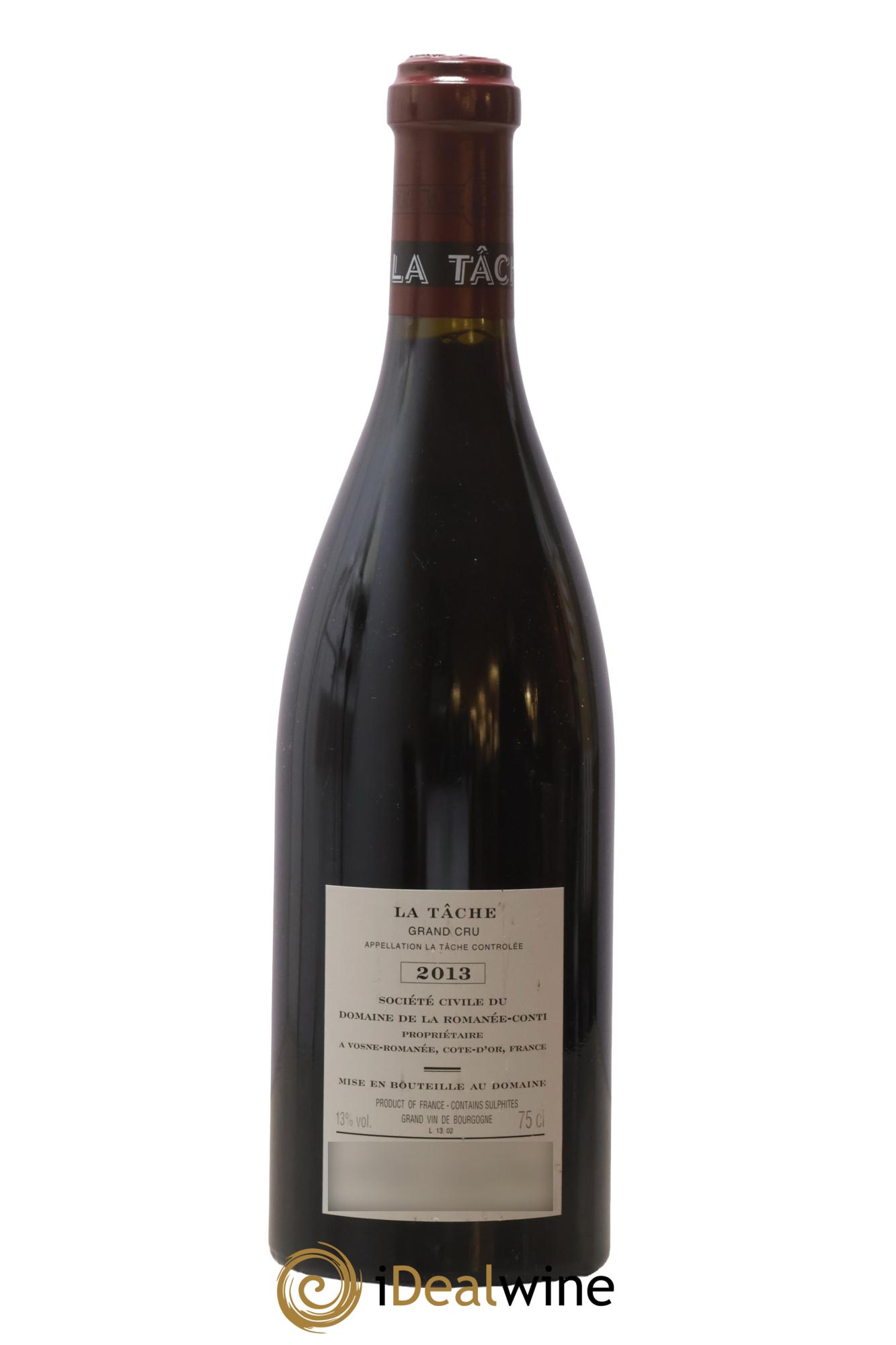 La Tâche Grand Cru Domaine de la Romanée-Conti 2013 - Posten von 1 Flasche - 1