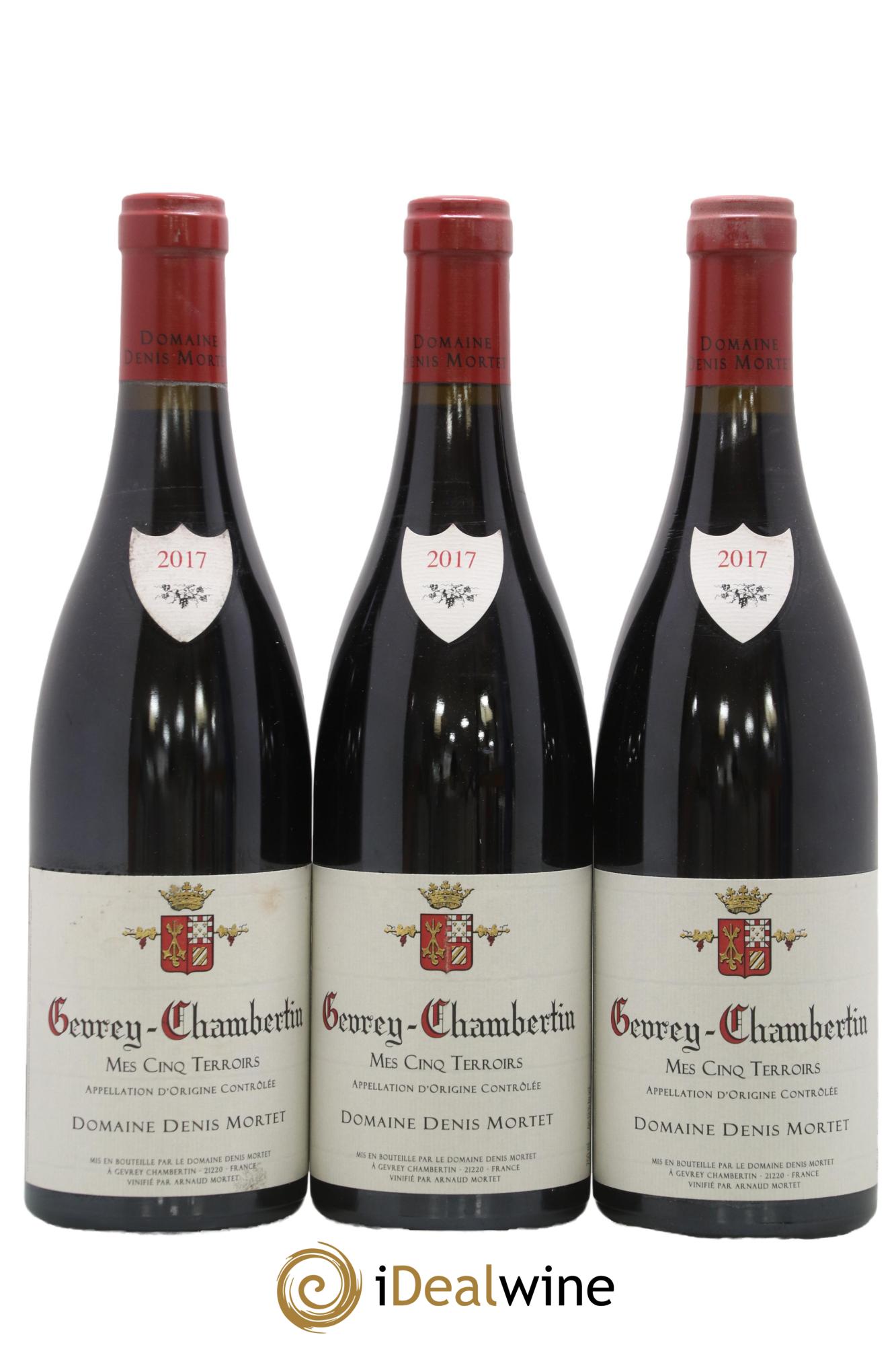 Gevrey-Chambertin Mes Cinq Terroirs Denis Mortet (Domaine) 2017 - Lot of 3 bottles - 0