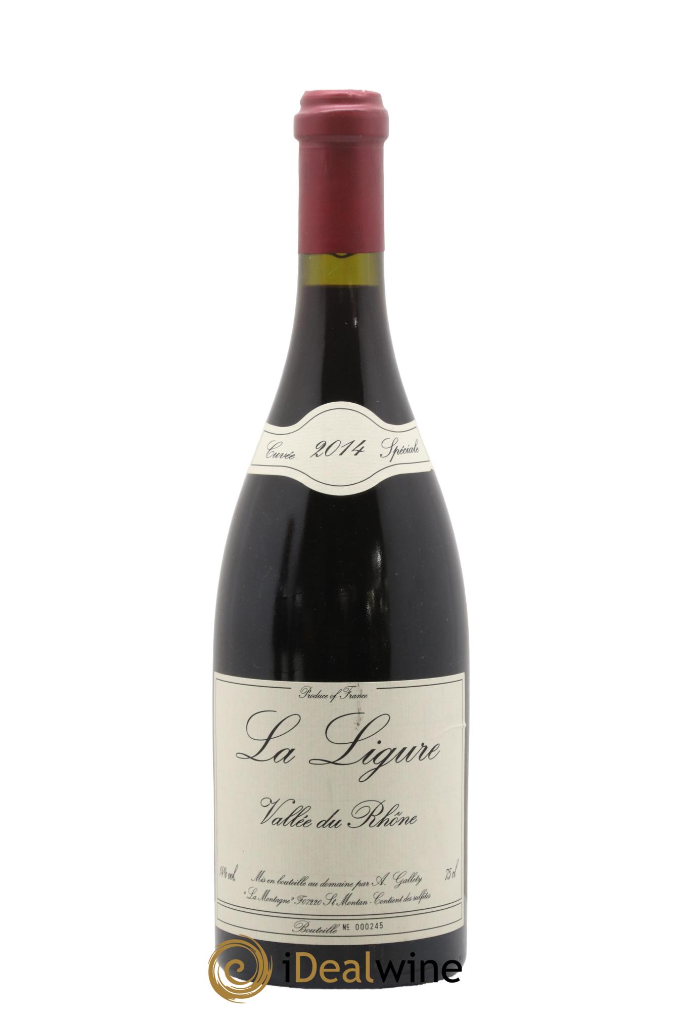 Côtes du Vivarais La Ligure Gallety (Domaine) 2014 - Lot de 1 bouteille - 0