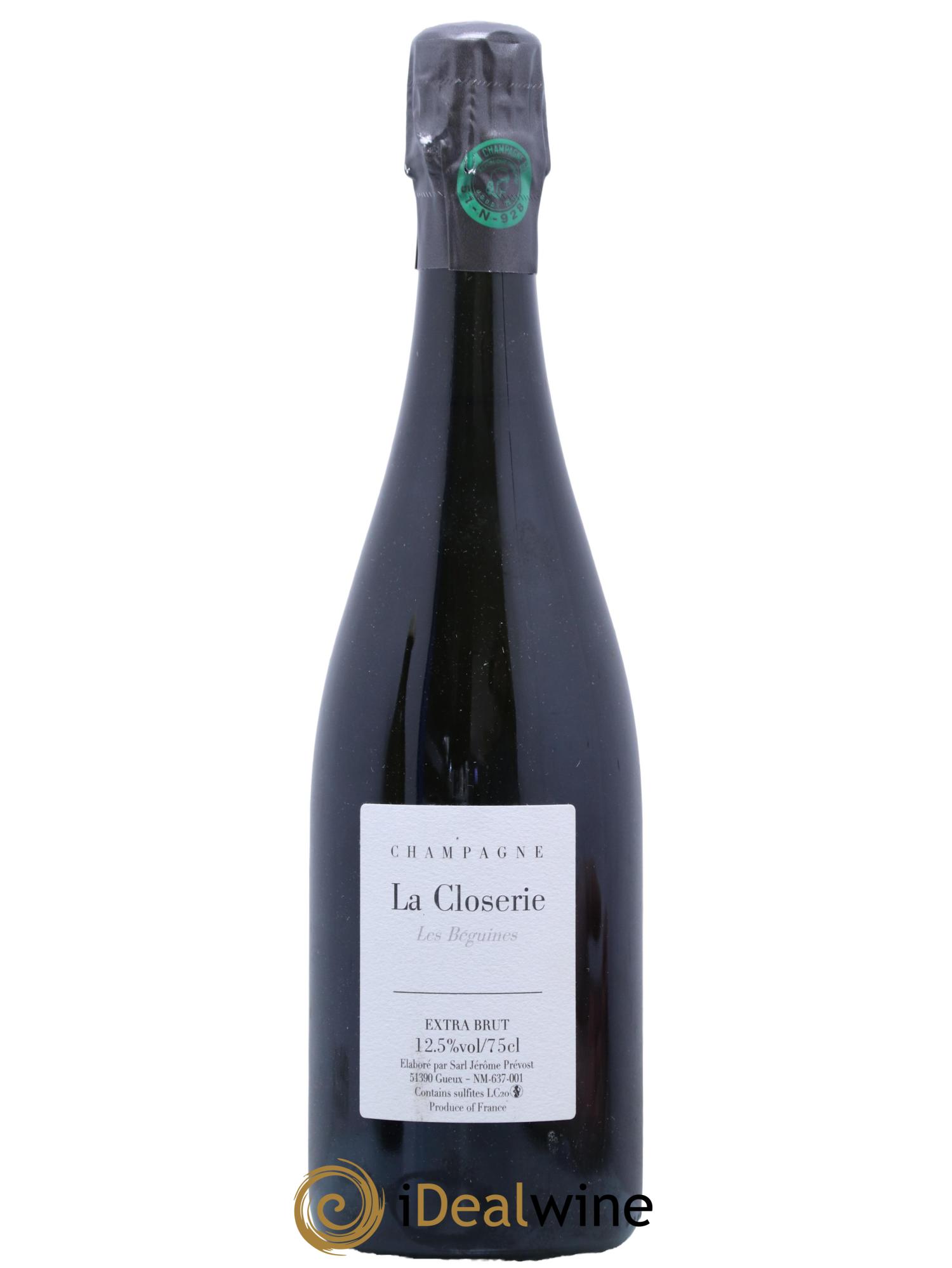 Les Béguines Extra-Brut Jérôme Prévost Extra Brut Les Béguines Jerome Prevost 2020 - Lot de 1 bouteille - 0