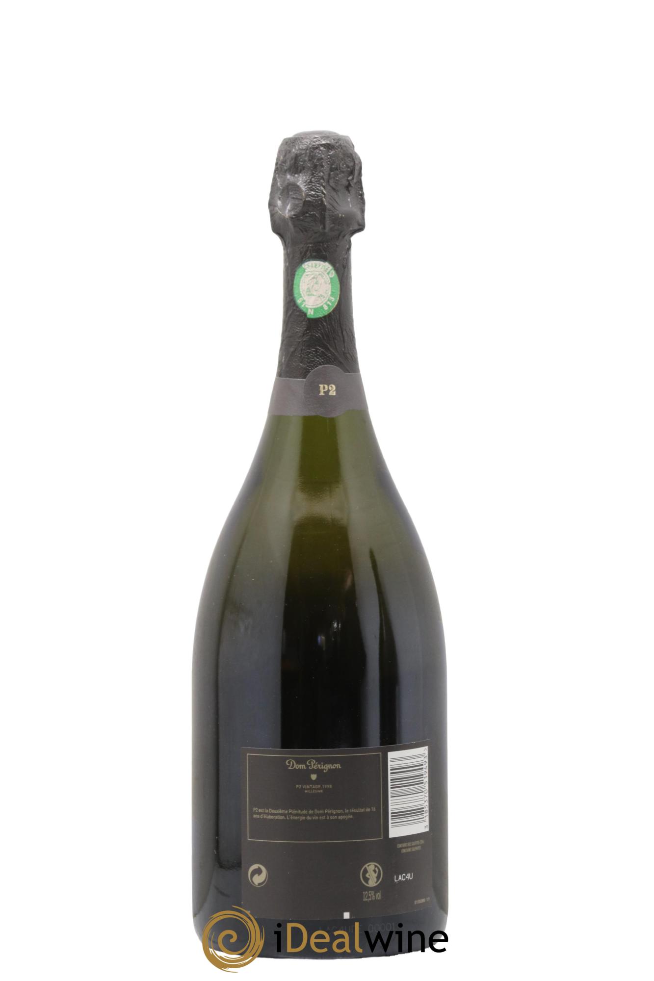 2eme Plénitude (P2) Dom Pérignon 1998 - Posten von 1 Flasche - 1