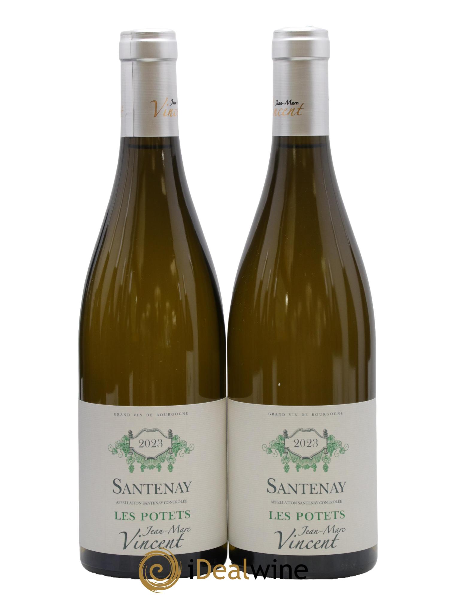Santenay Les Potets Jean-Marc Vincent (Domaine) 2023 - Lot de 2 bouteilles - 0