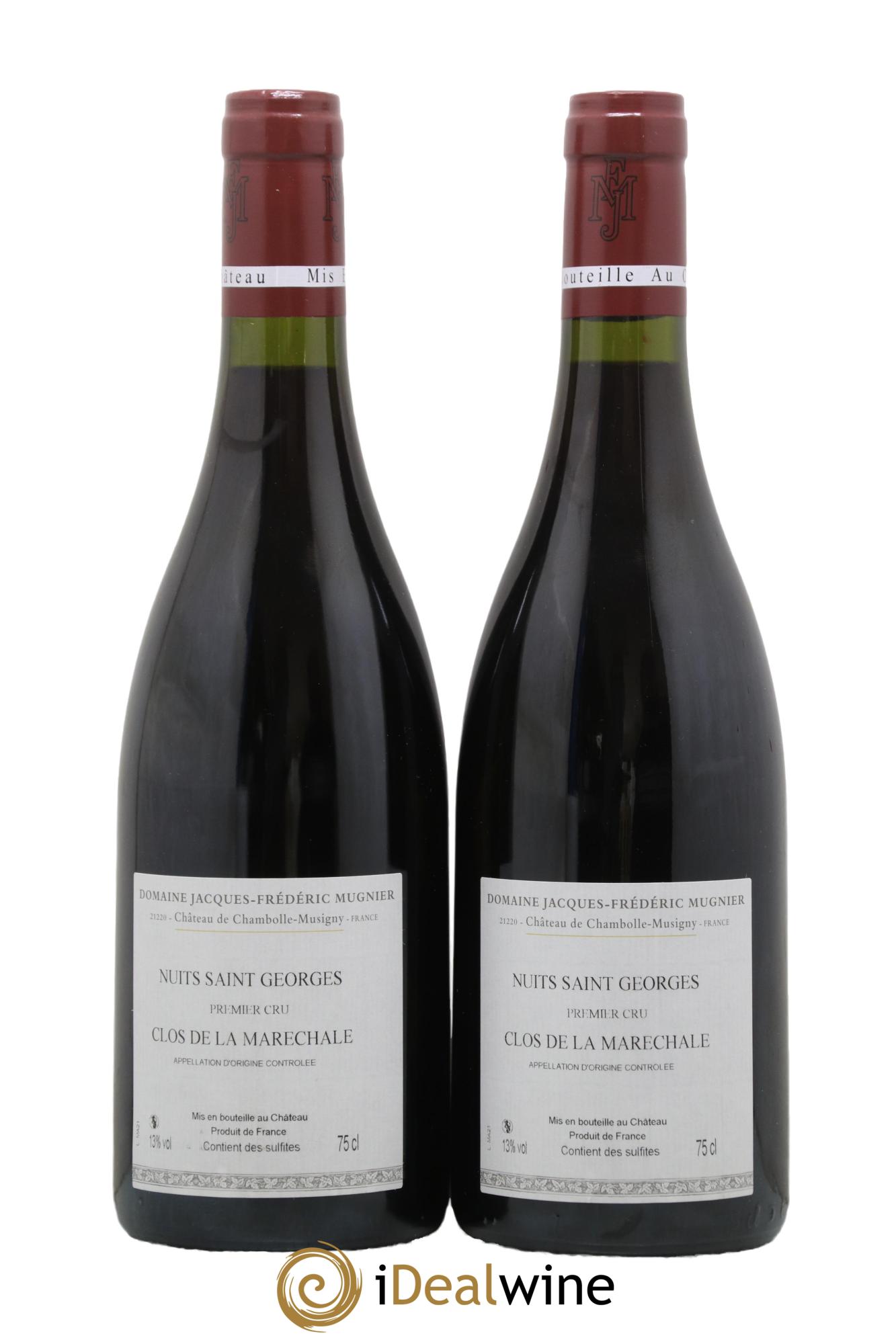 Nuits-Saint-Georges 1er Cru Clos de La Maréchale Jacques-Frédéric Mugnier 2021 - Lotto di 2 bottiglie - 1