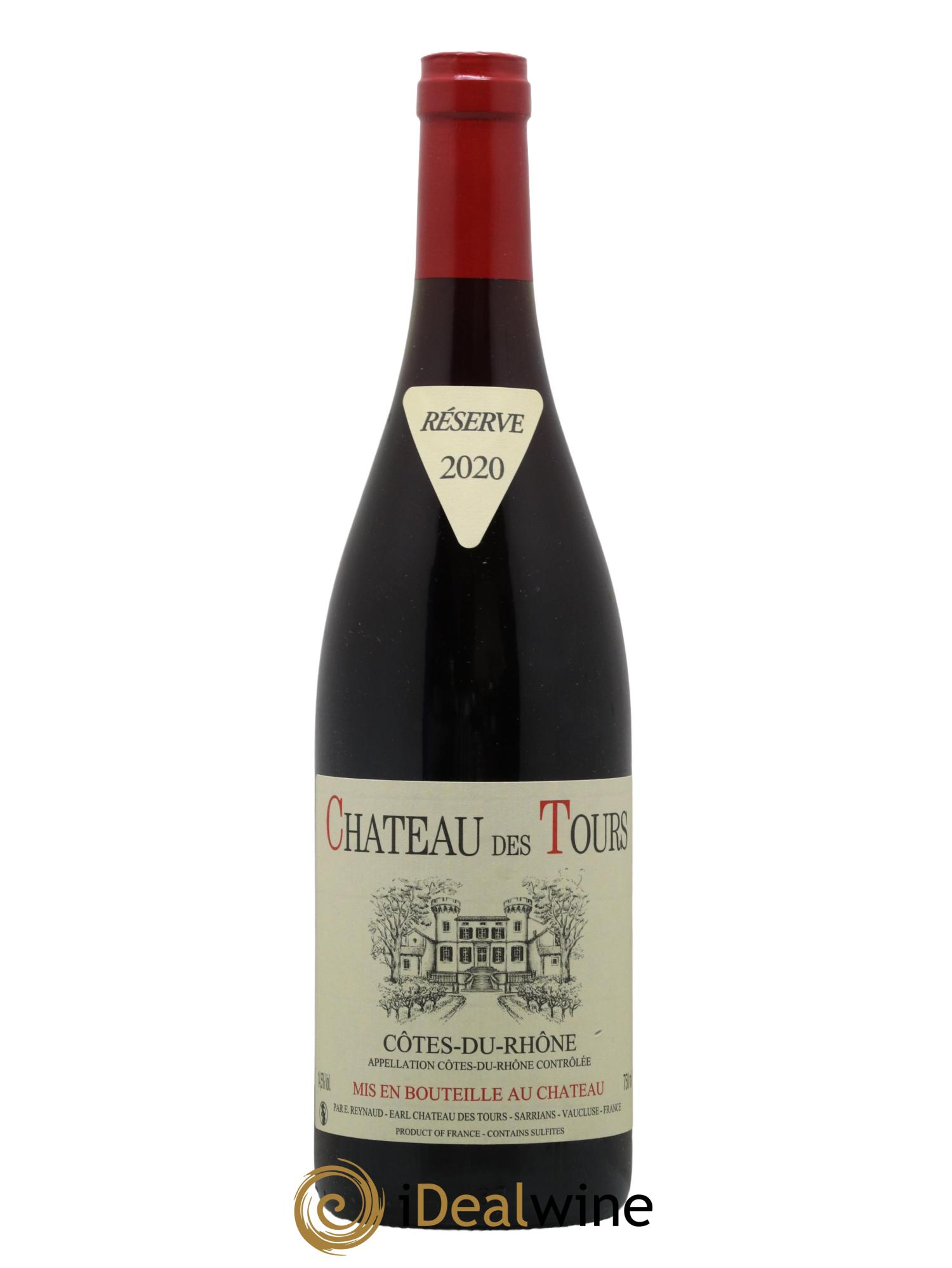 Côtes-du-Rhône Château des Tours Emmanuel Reynaud 2020 - Lot de 1 bouteille - 0