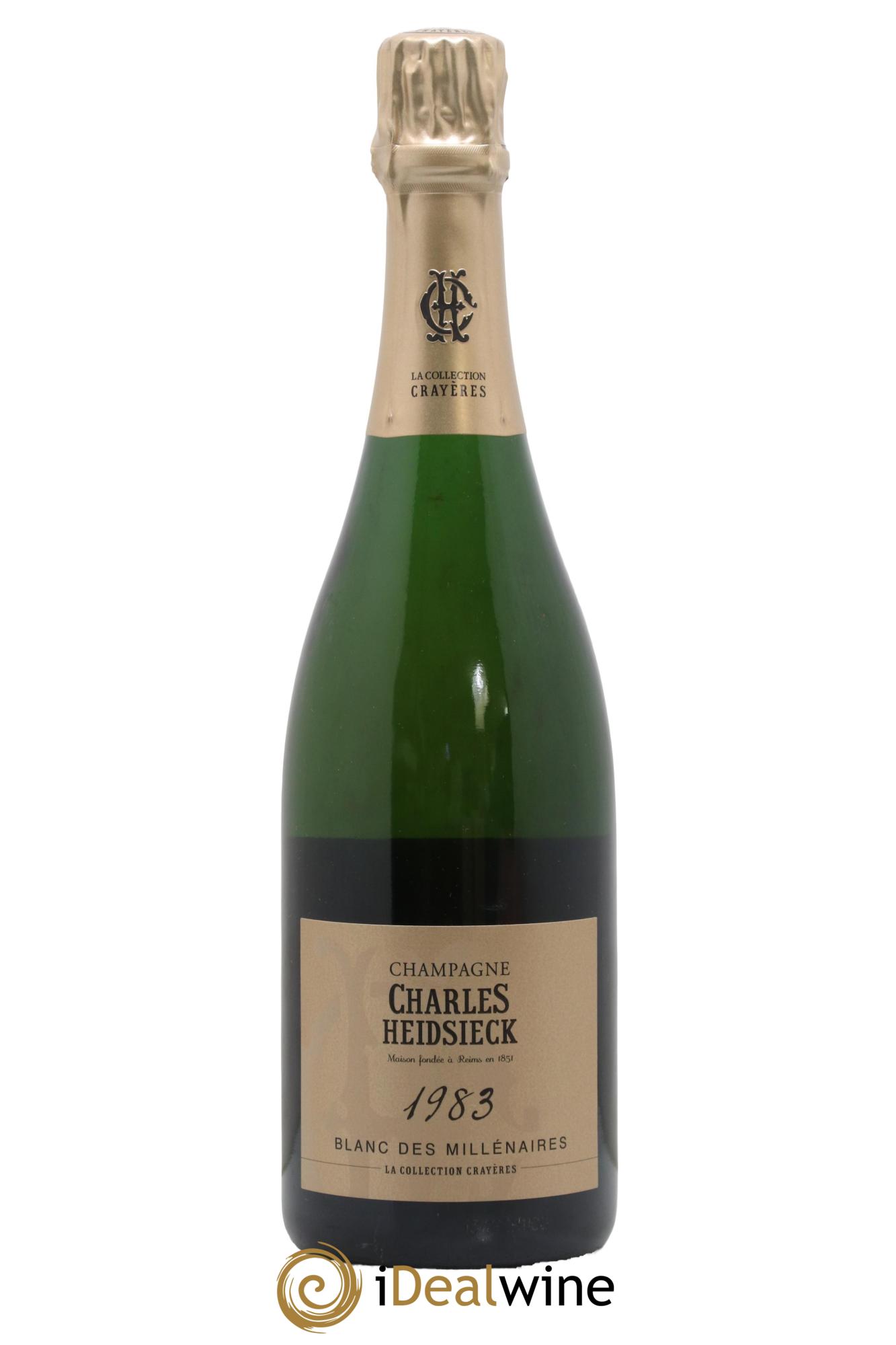 Blanc de Blancs Blanc des Millénaires Brut Charles Heidsieck  1983 - Lot of 1 bottle - 1