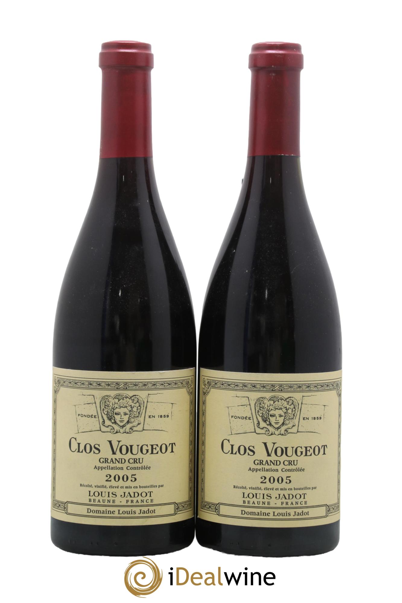 Clos de Vougeot Grand Cru Louis Jadot (Domaine) 2005 - Lotto di 2 bottiglie - 0