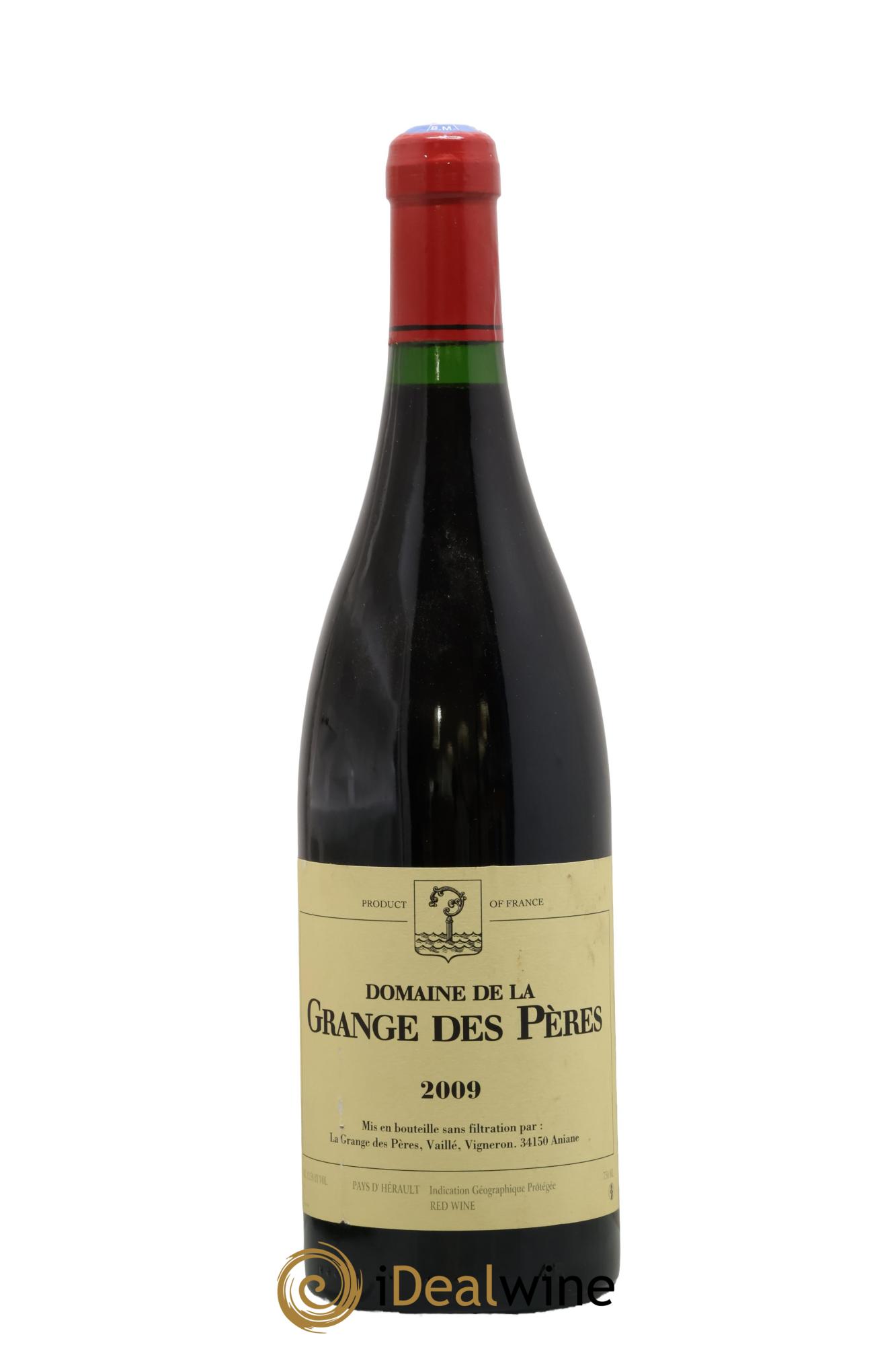 Pays d'Hérault Grange des Pères Laurent Vaillé 2009 - Lot de 1 bouteille - 0