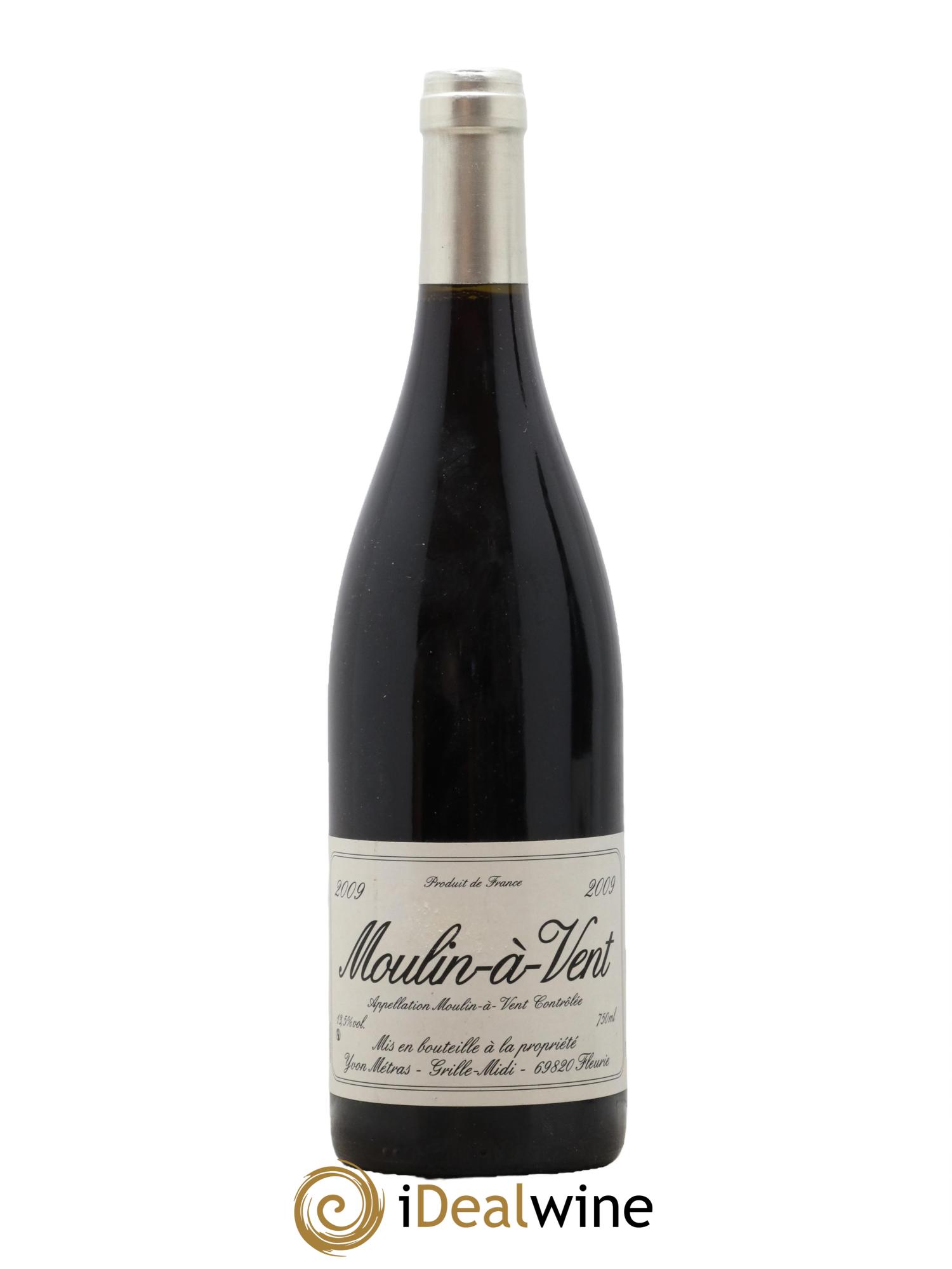 Moulin-à-Vent Yvon Métras 2009 - Lot de 1 bouteille - 0