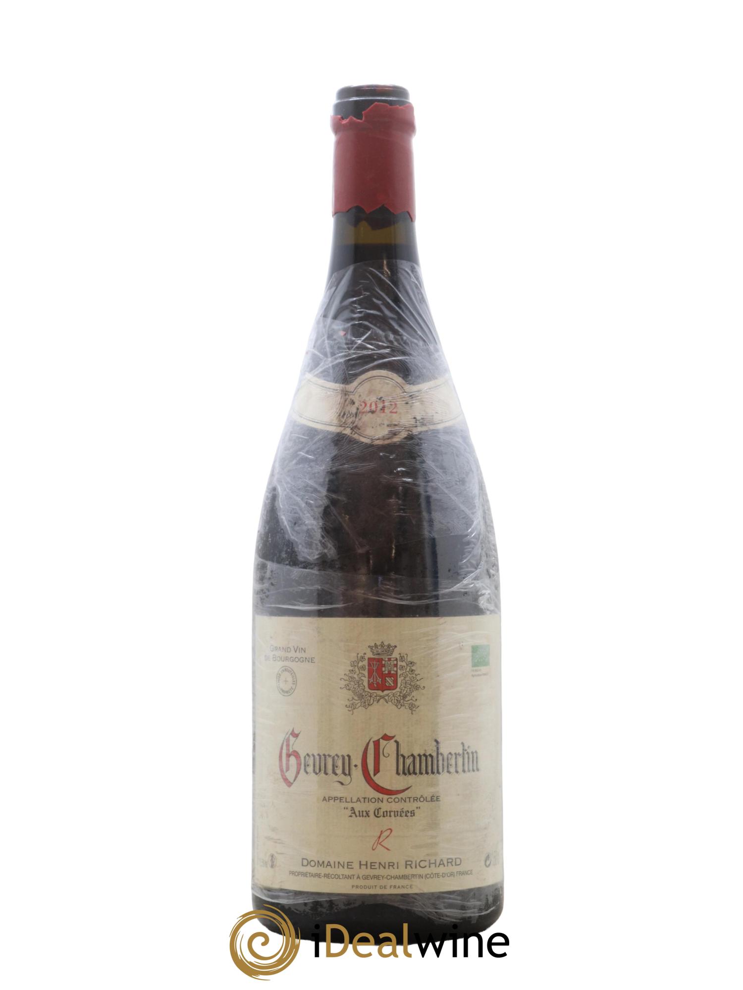 Gevrey-Chambertin Aux Corvees Domaine Henri Richard 2012 - Lot de 1 magnum - 0