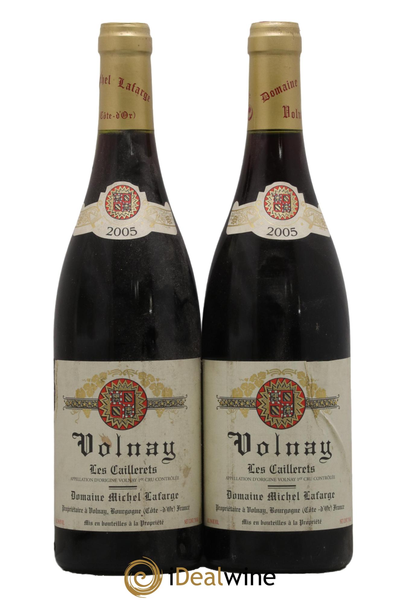 Volnay 1er Cru Les Caillerets Lafarge (Domaine) 2005 - Lot of 2 bottles - 0