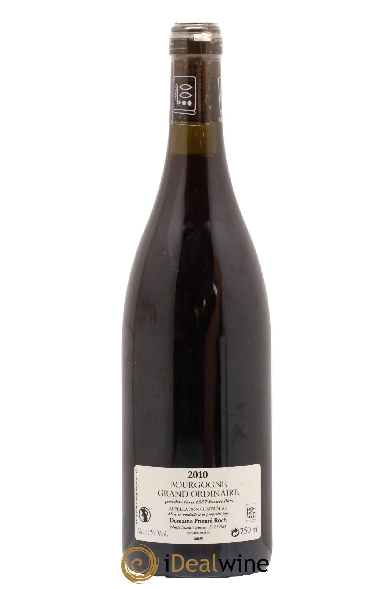Bourgogne Grand Ordinaire Prieuré Roch 2010 - Posten von 1 Flasche - 1