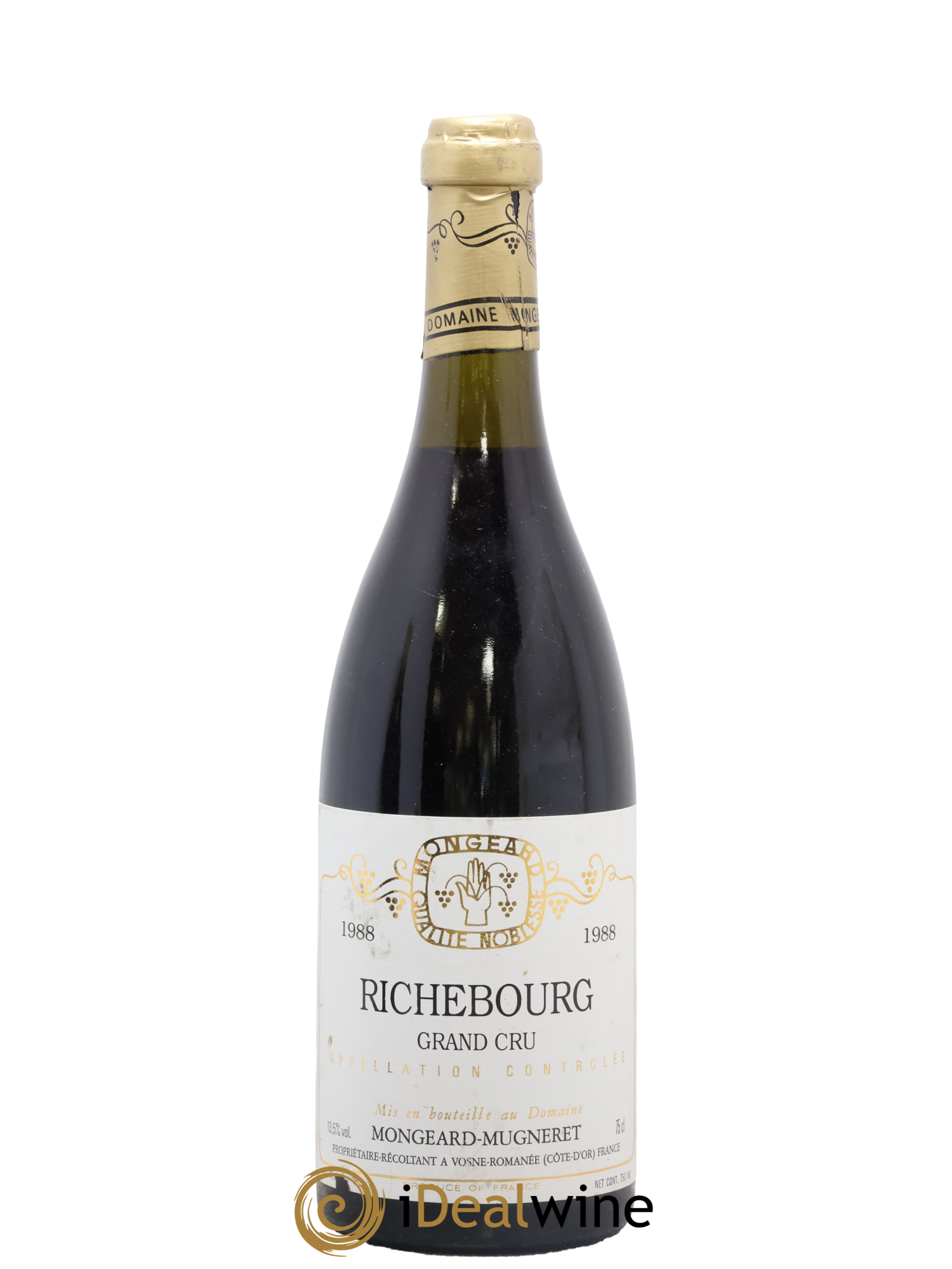 Richebourg Grand Cru Mongeard-Mugneret (Domaine) 1988 - Posten von 1 Flasche - 0