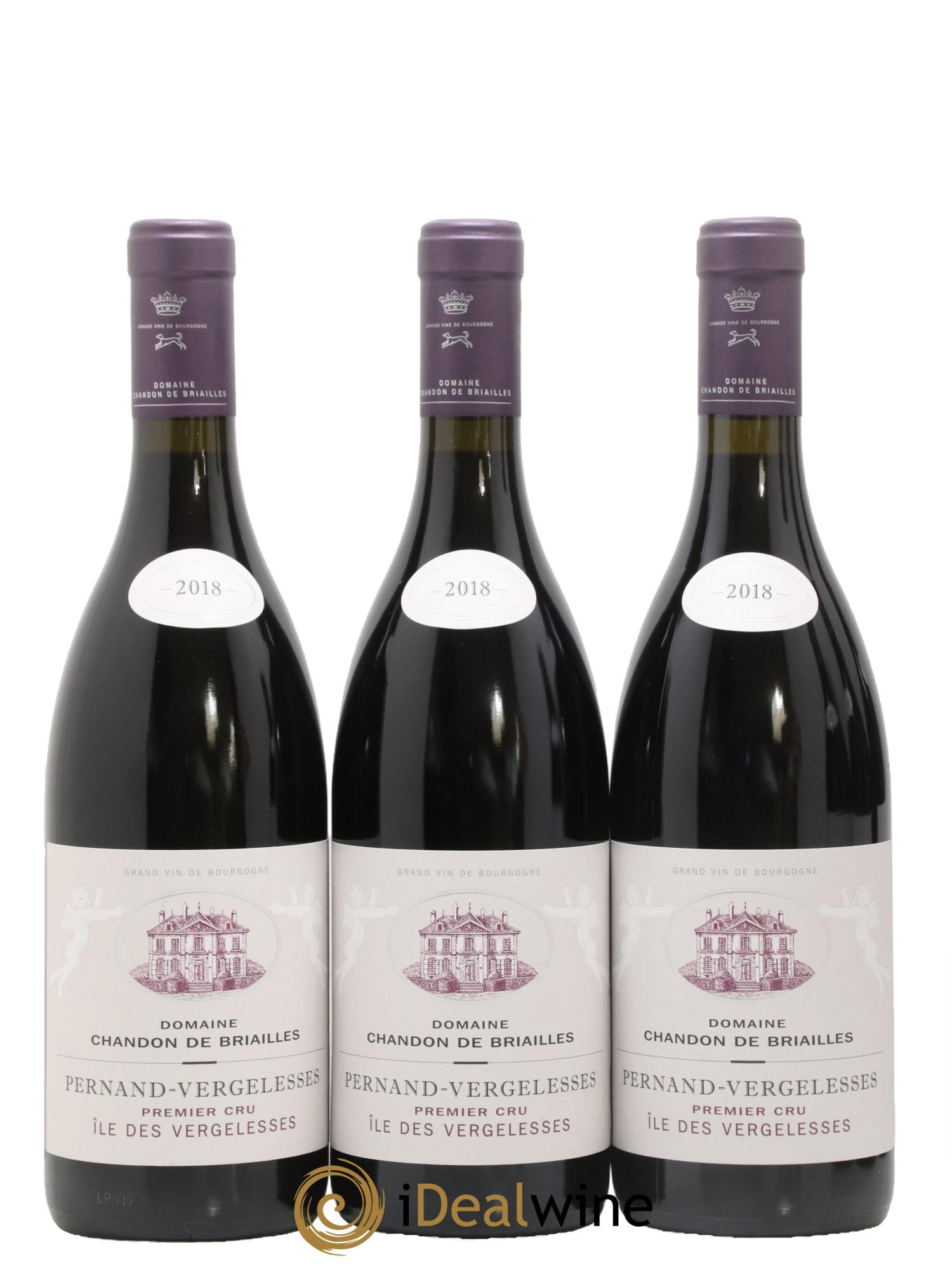 Pernand-Vergelesses 1er Cru Ile des Vergelesses Chandon de Briailles 2018 - Lot de 6 bouteilles - 2