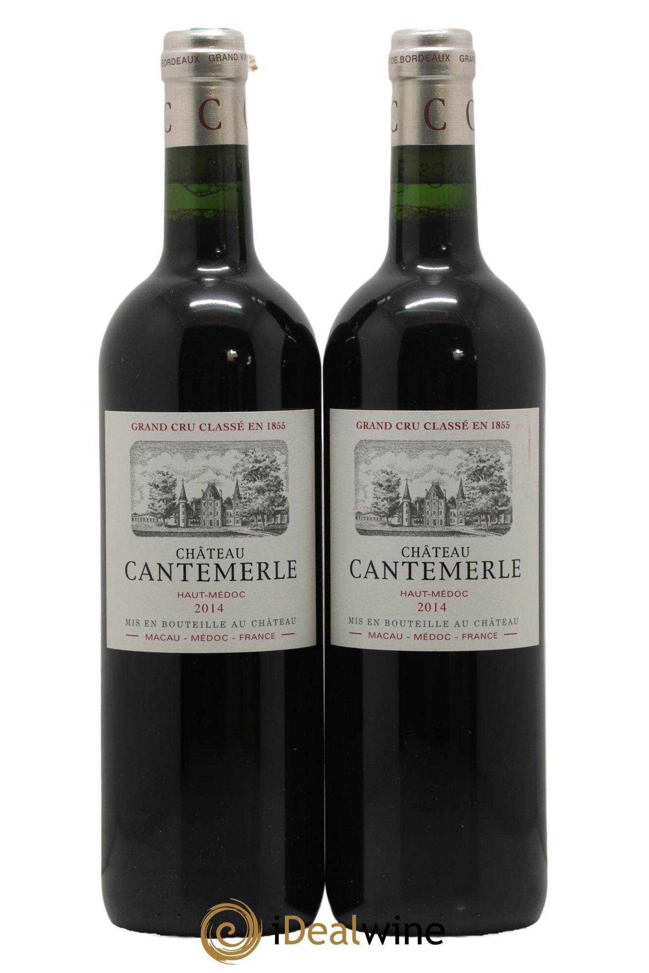 Château Cantemerle 5ème Grand Cru Classé 2014 - Lot de 2 bouteilles - 0