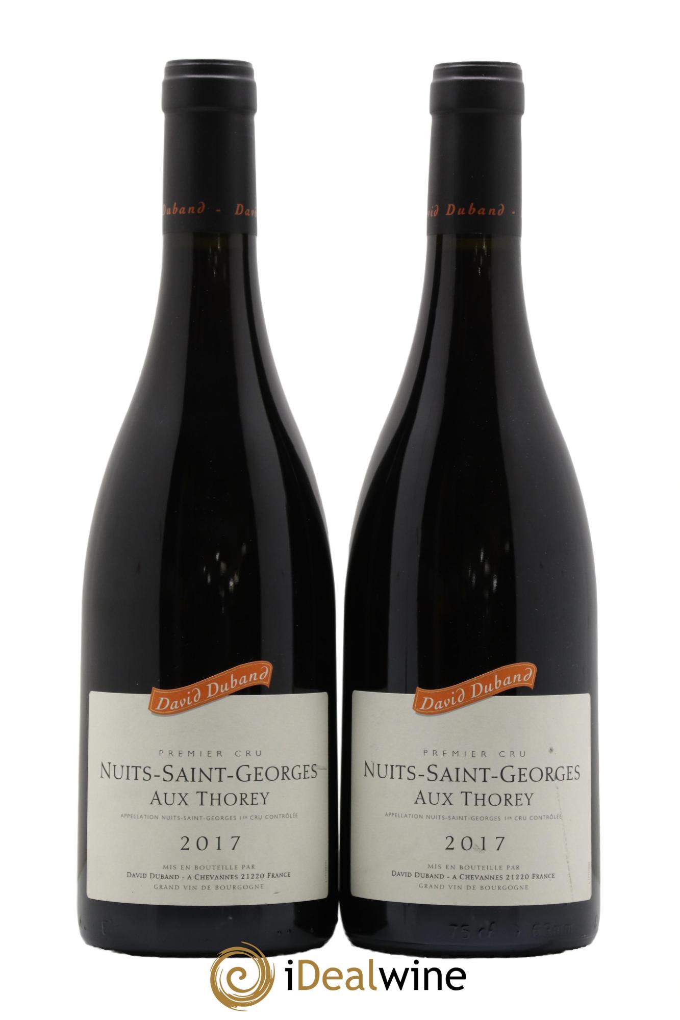 Nuits-Saint-Georges 1er Cru Aux Thorey David Duband (Domaine) 2017 - Lot de 2 bouteilles - 0