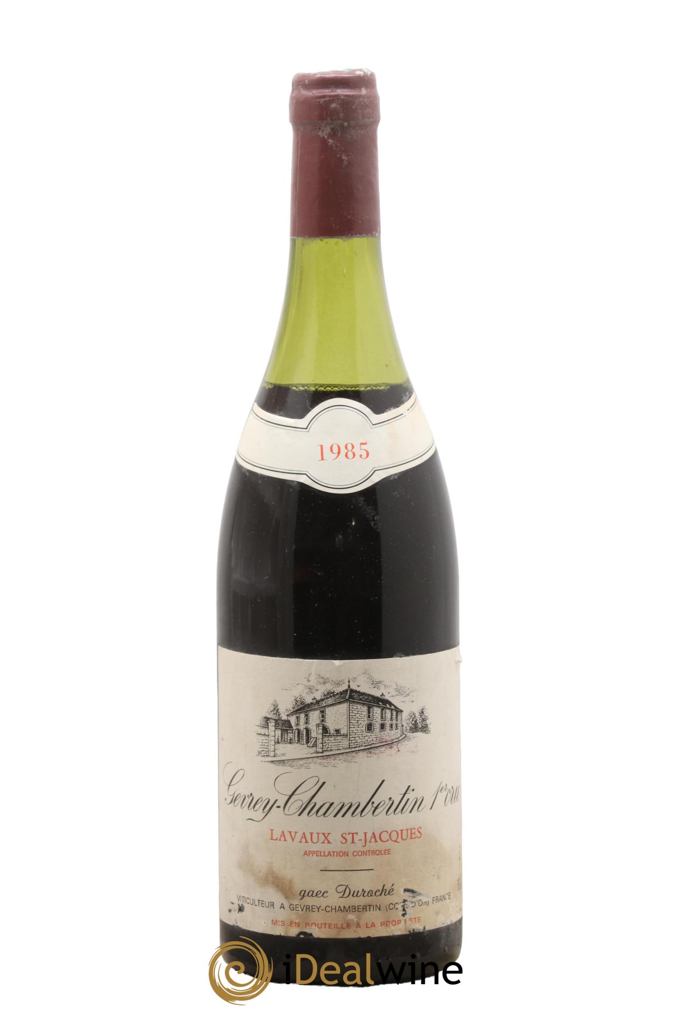 Gevrey-Chambertin 1er Cru Lavaux Saint Jacques Duroché (Domaine) 1985 - Posten von 1 Flasche - 0