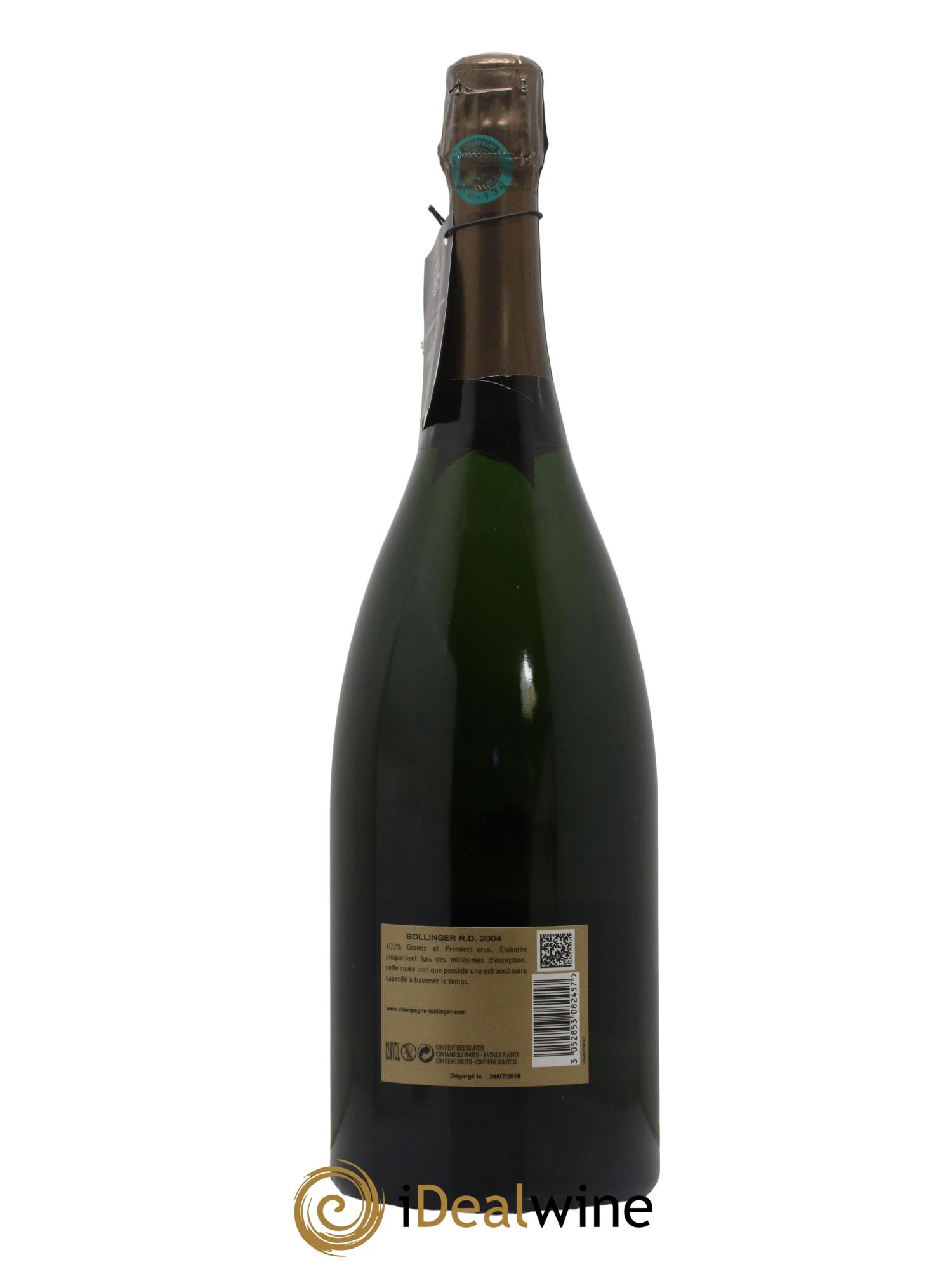 R.D. Extra-Brut Bollinger 2004 - Lot de 1 magnum - 1